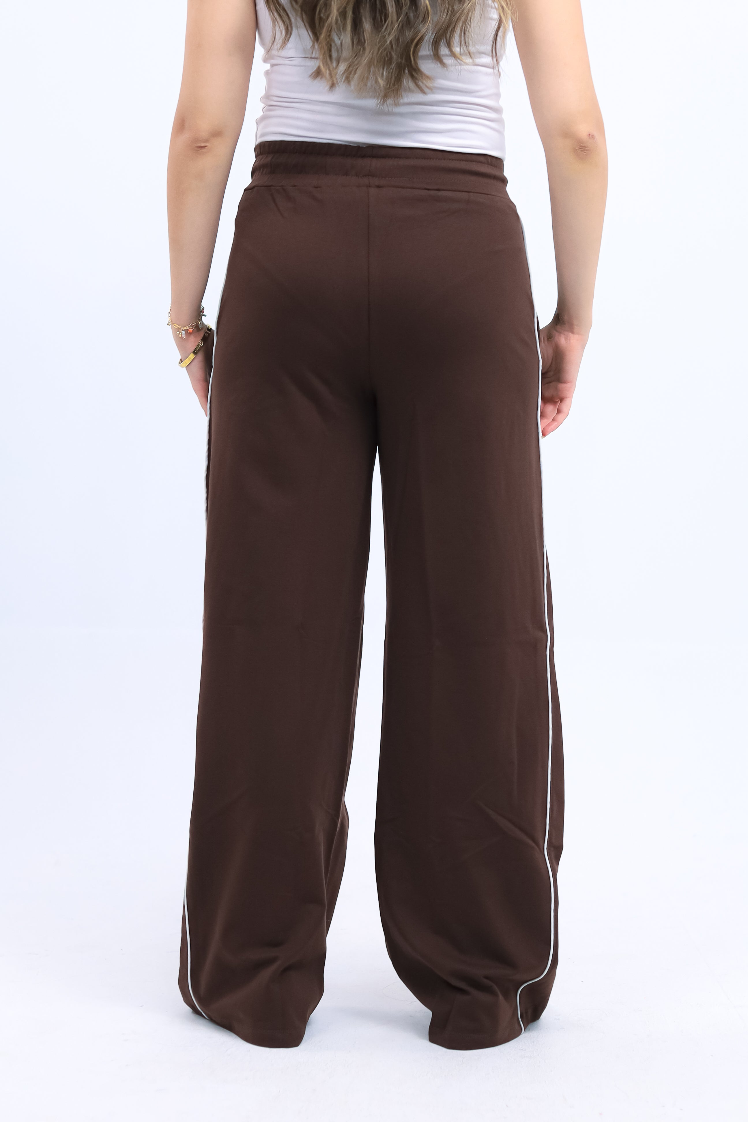 WIDE LEG SWEATPANTS WITH LINE