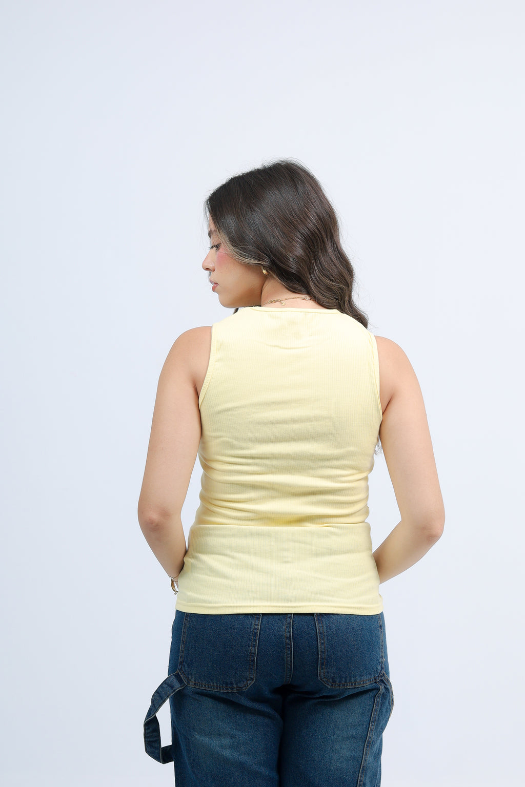 Ribbed Bow Tank Top