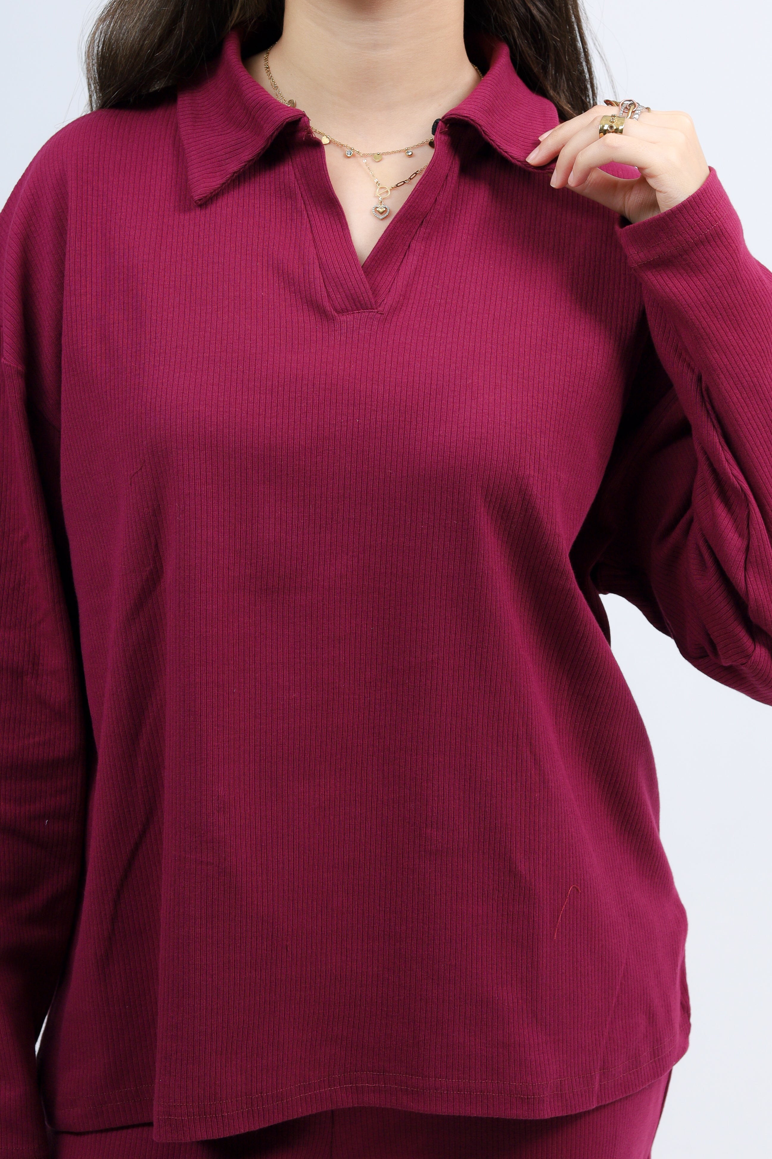 Ribbed Cotton Lounge Set