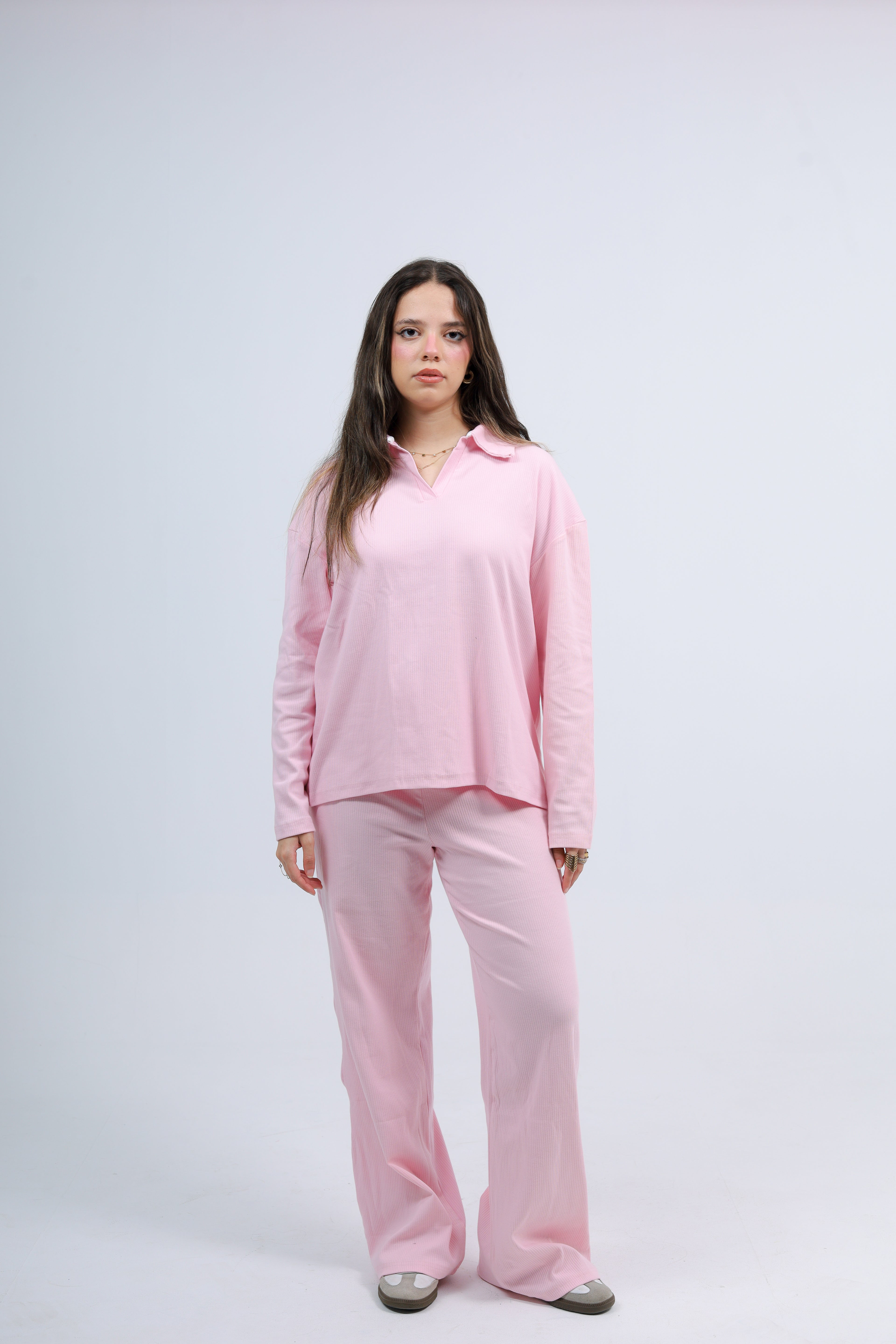 Ribbed Cotton Lounge Set