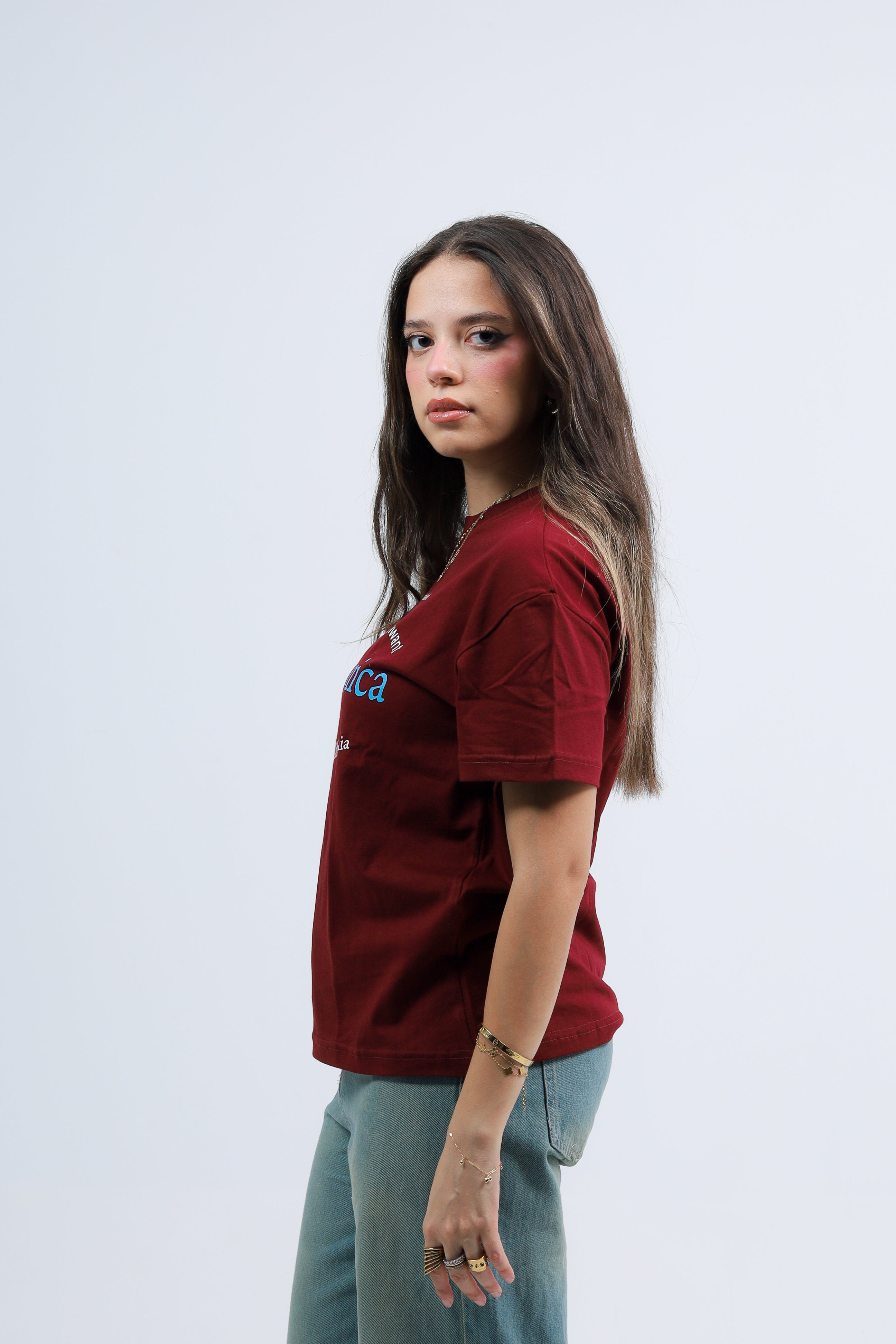 Oversized Tee Printed santa monica