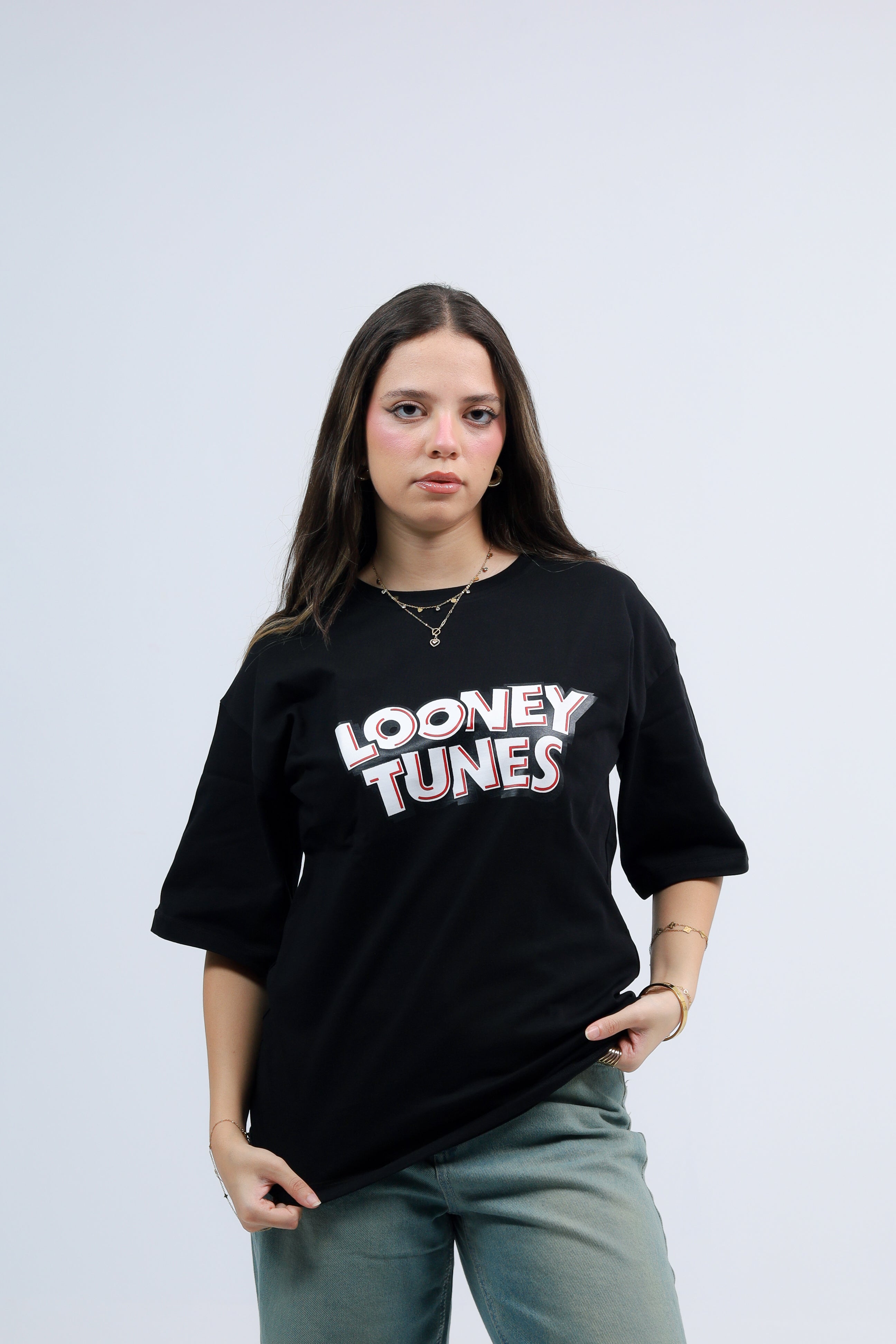 Oversized Tee Printed Looney Tunes