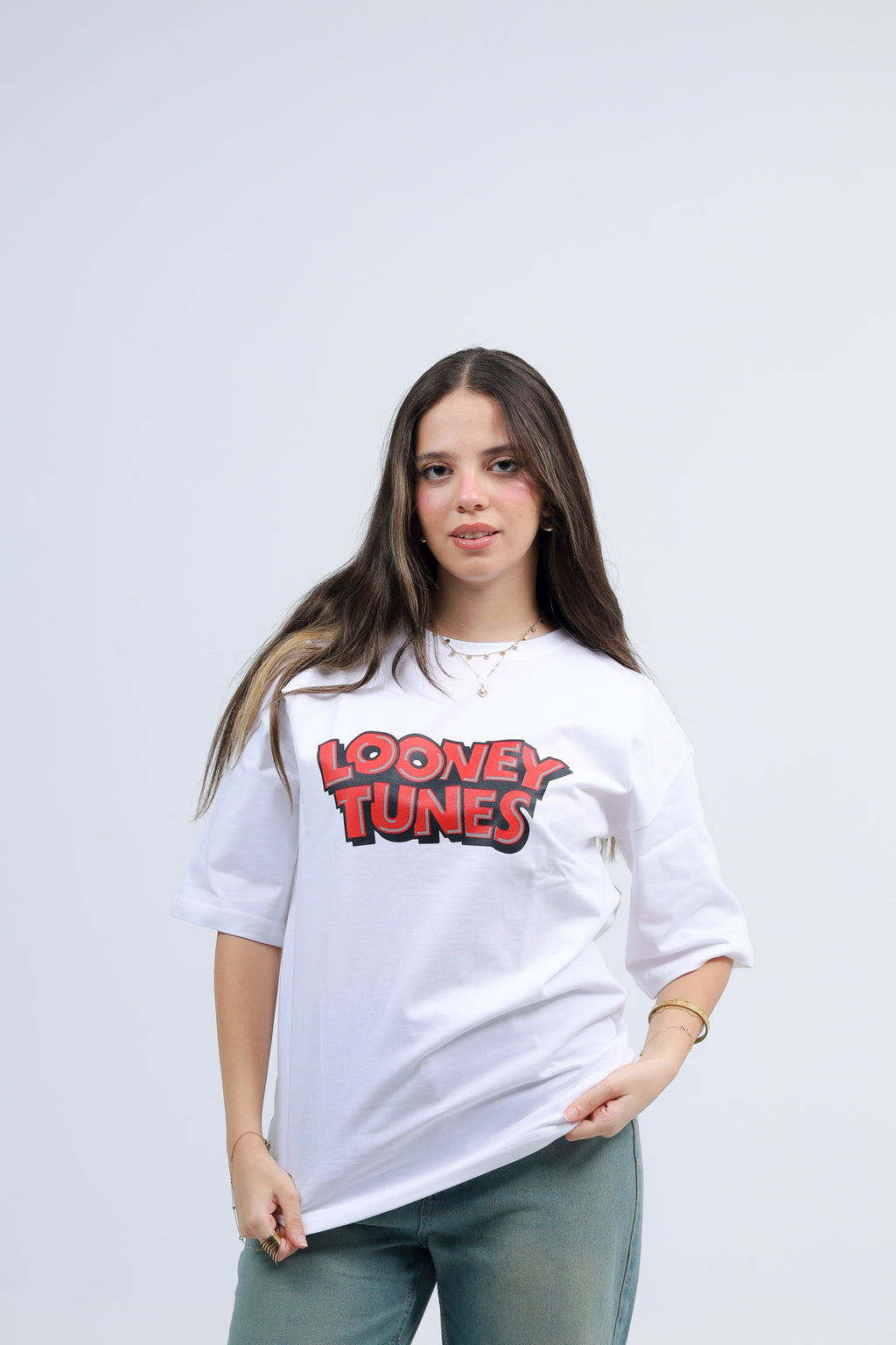 Oversized Tee Printed Looney Tunes