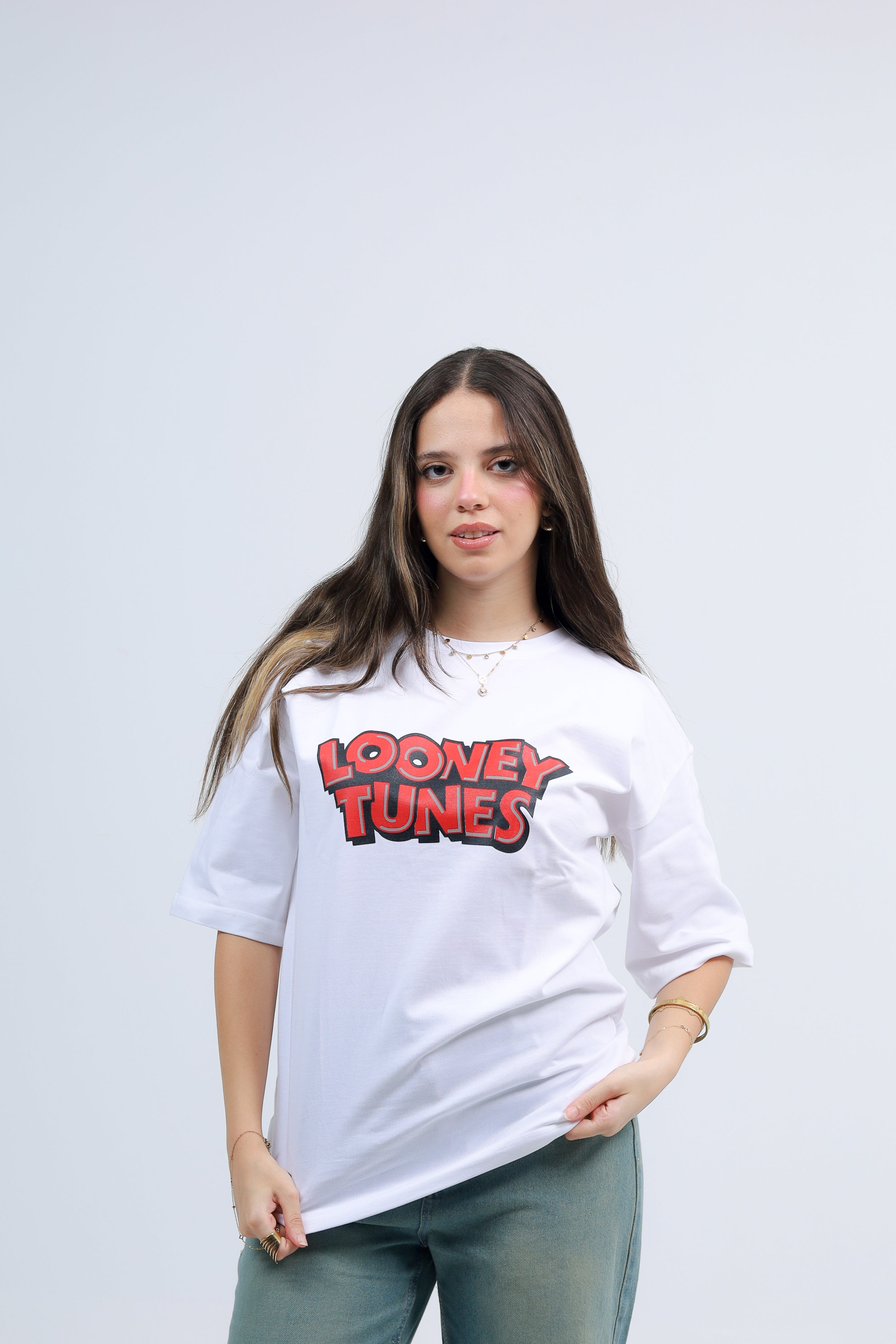 Oversized Tee Printed Looney Tunes