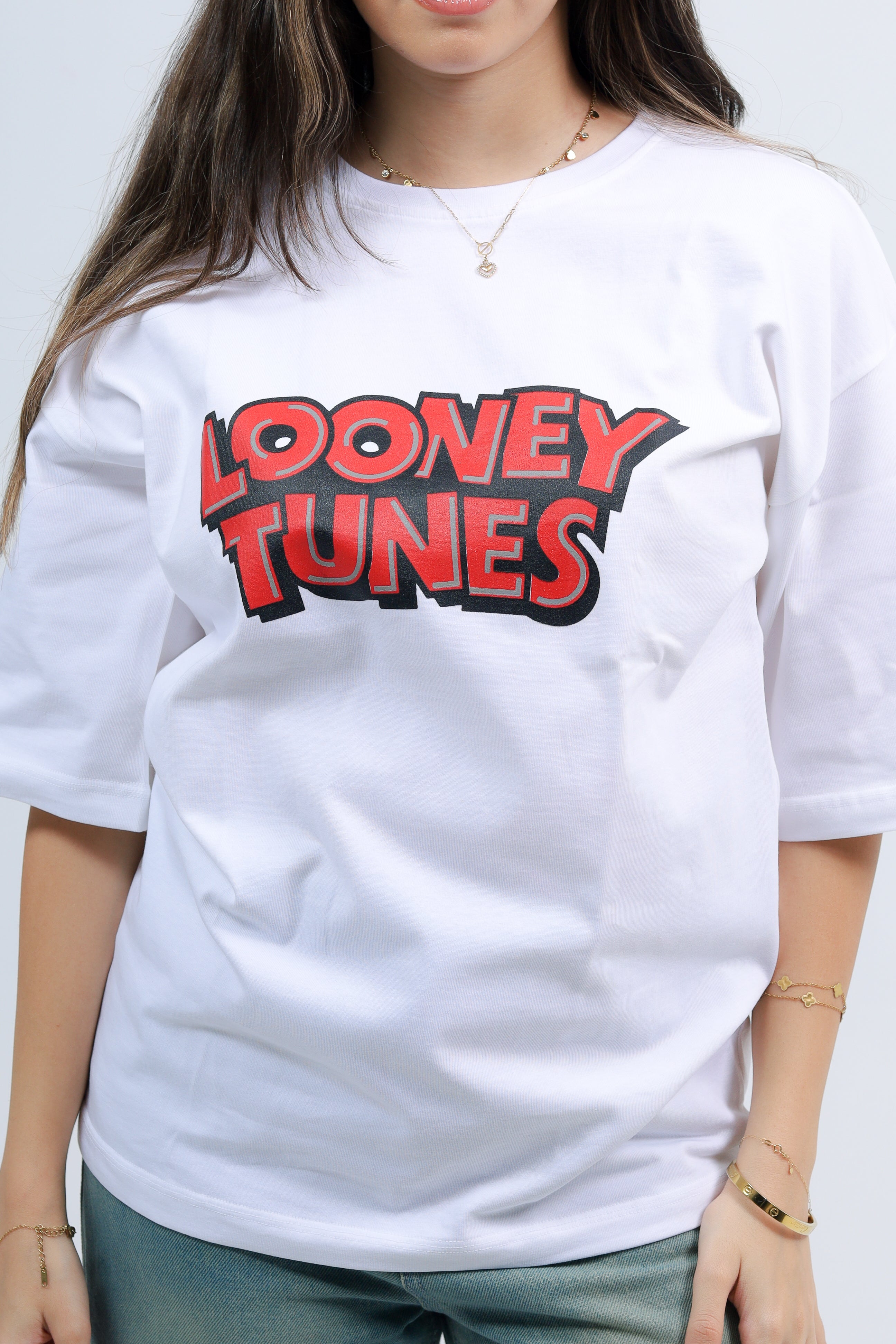 Oversized Tee Printed Looney Tunes