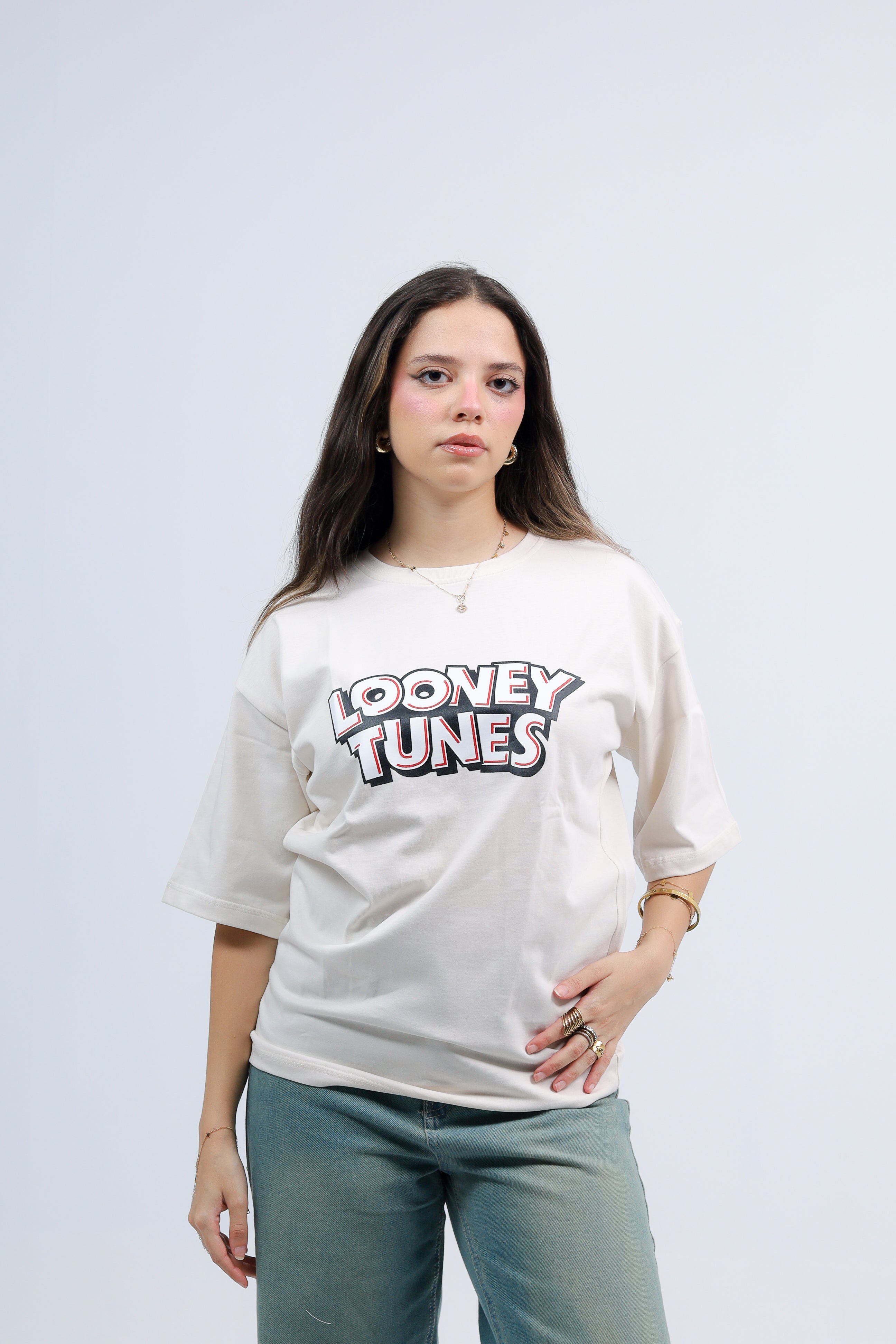 Oversized Tee Printed Looney Tunes
