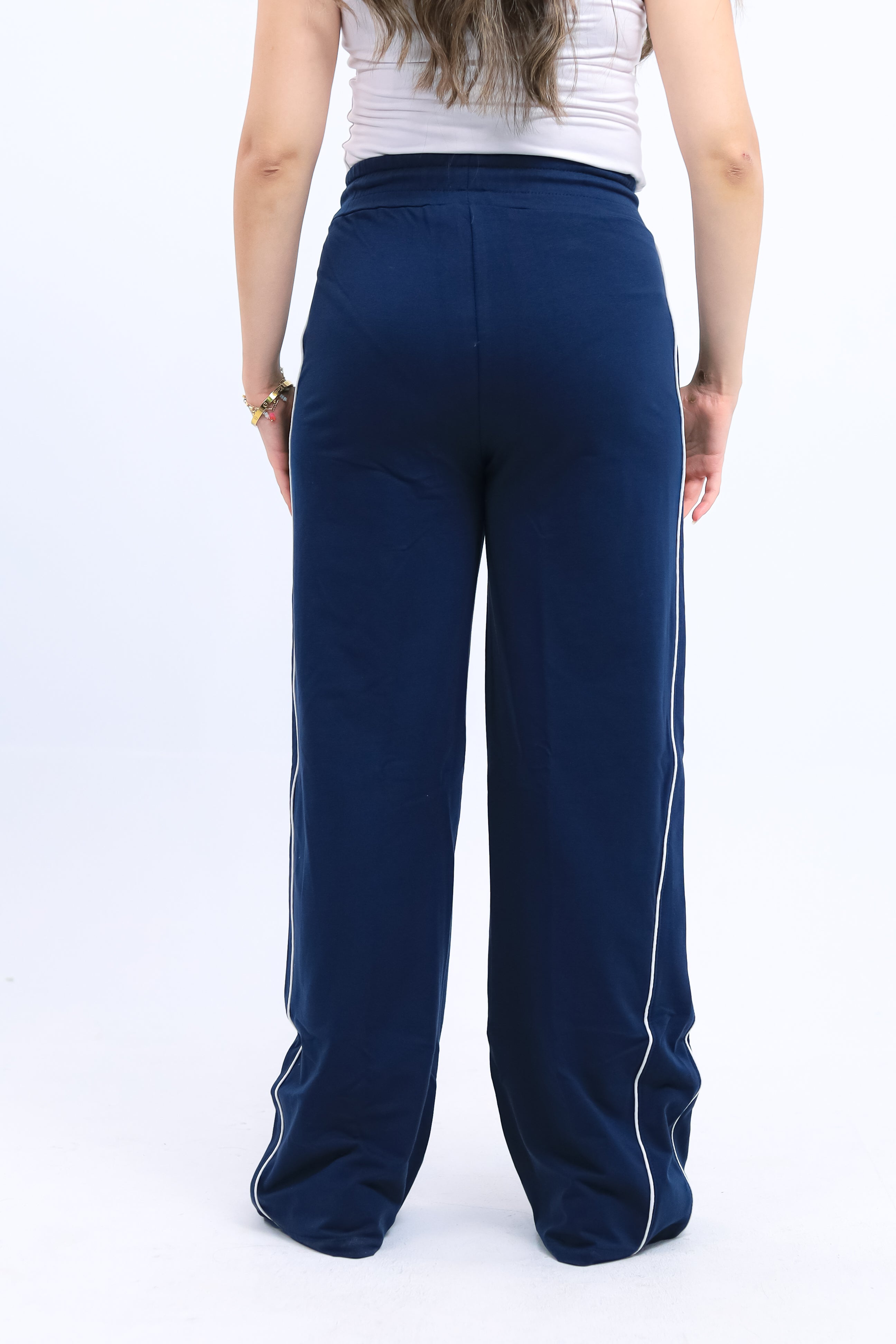 WIDE LEG SWEATPANTS WITH LINE