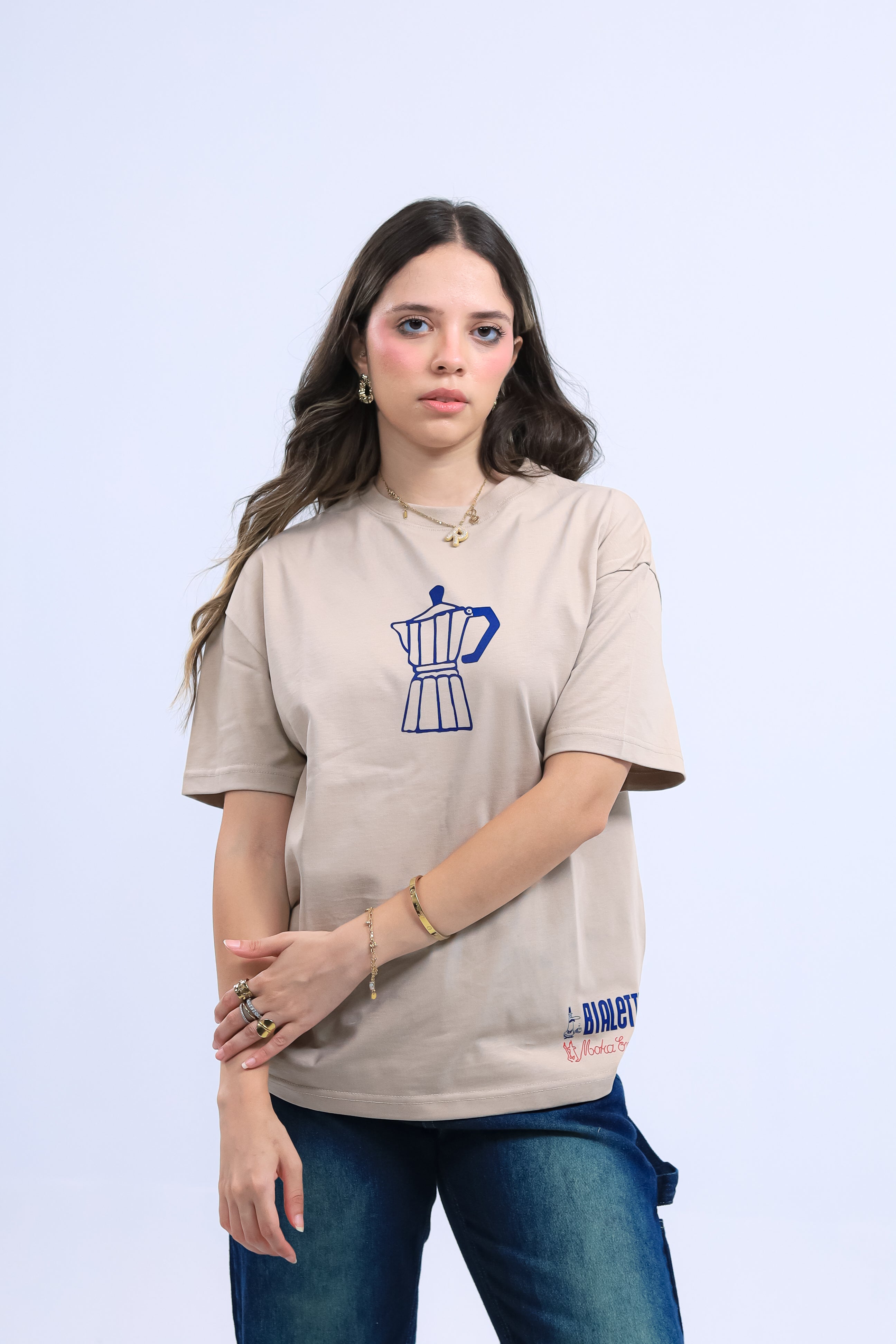 Bialet Oversized Printed Tee