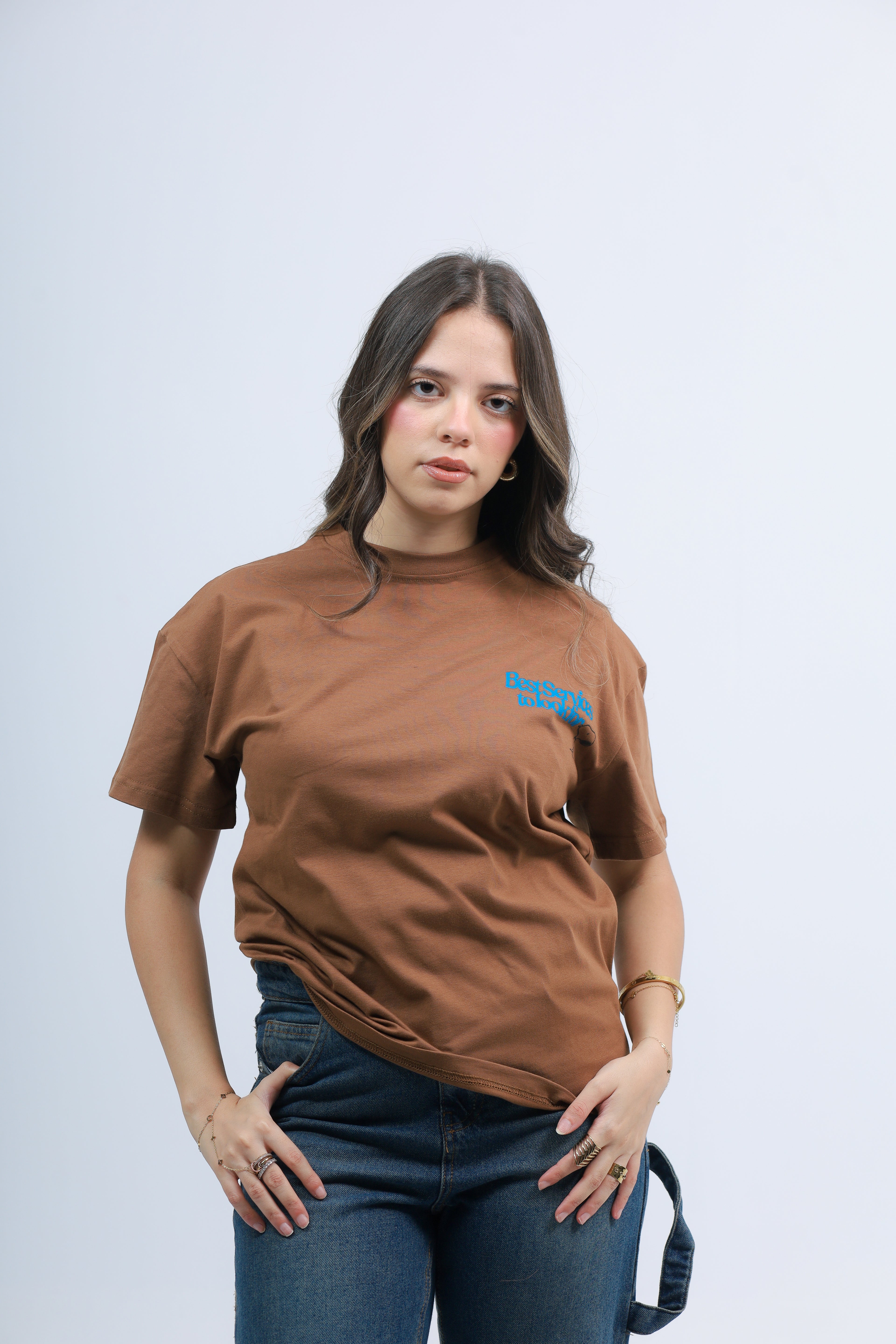 Oversized Tee Printed Snoopy