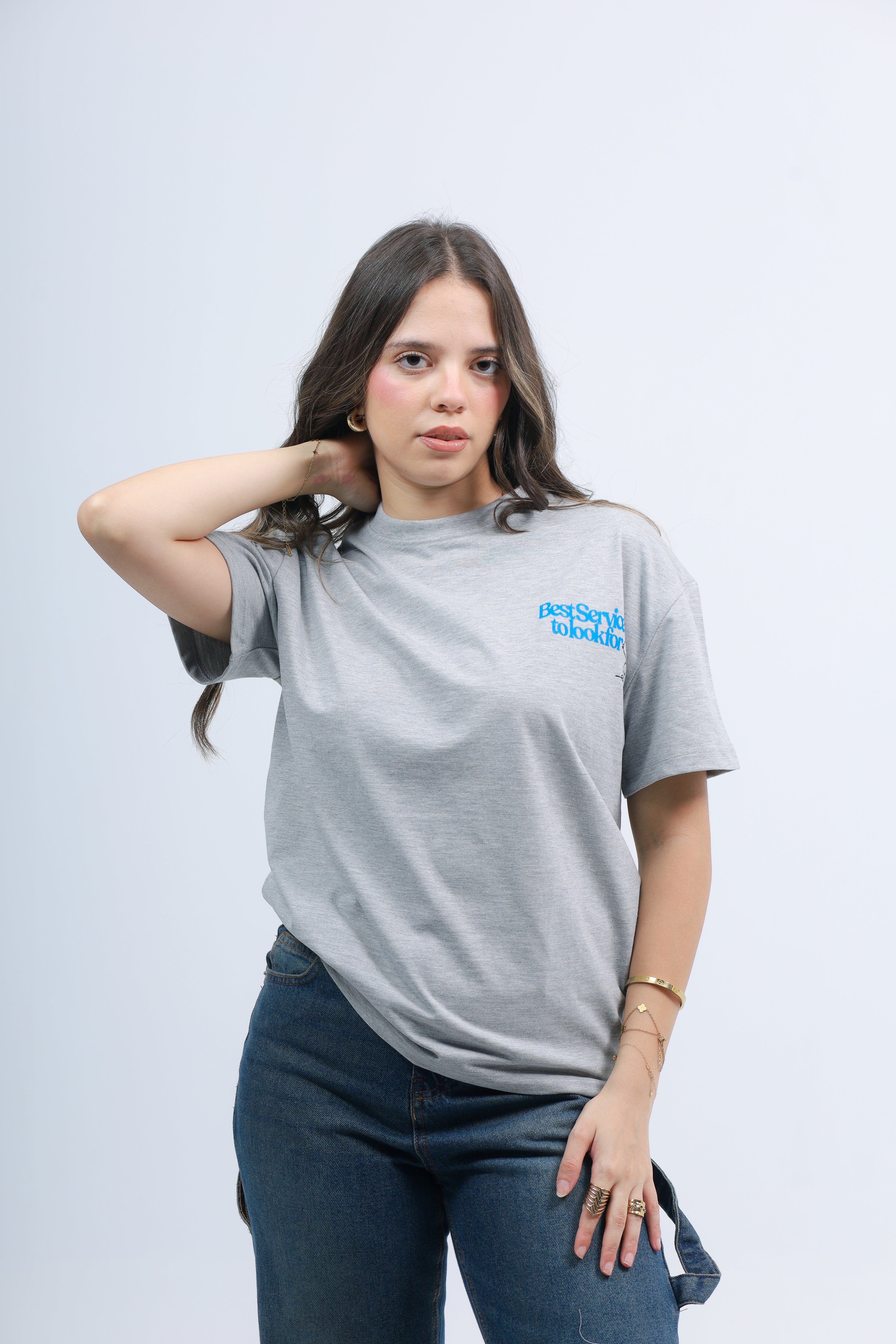 Oversized Tee Printed Snoopy