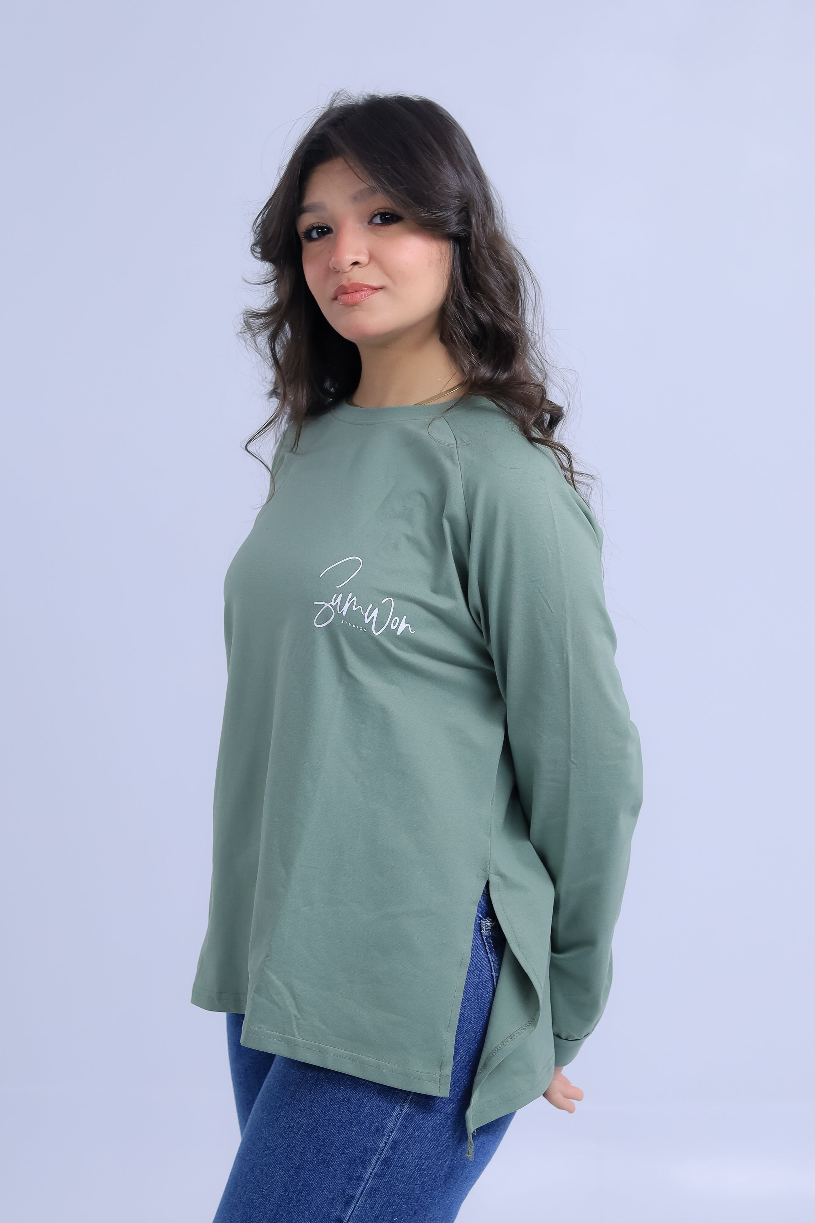 Somwon Long Sleeve Printed Tee