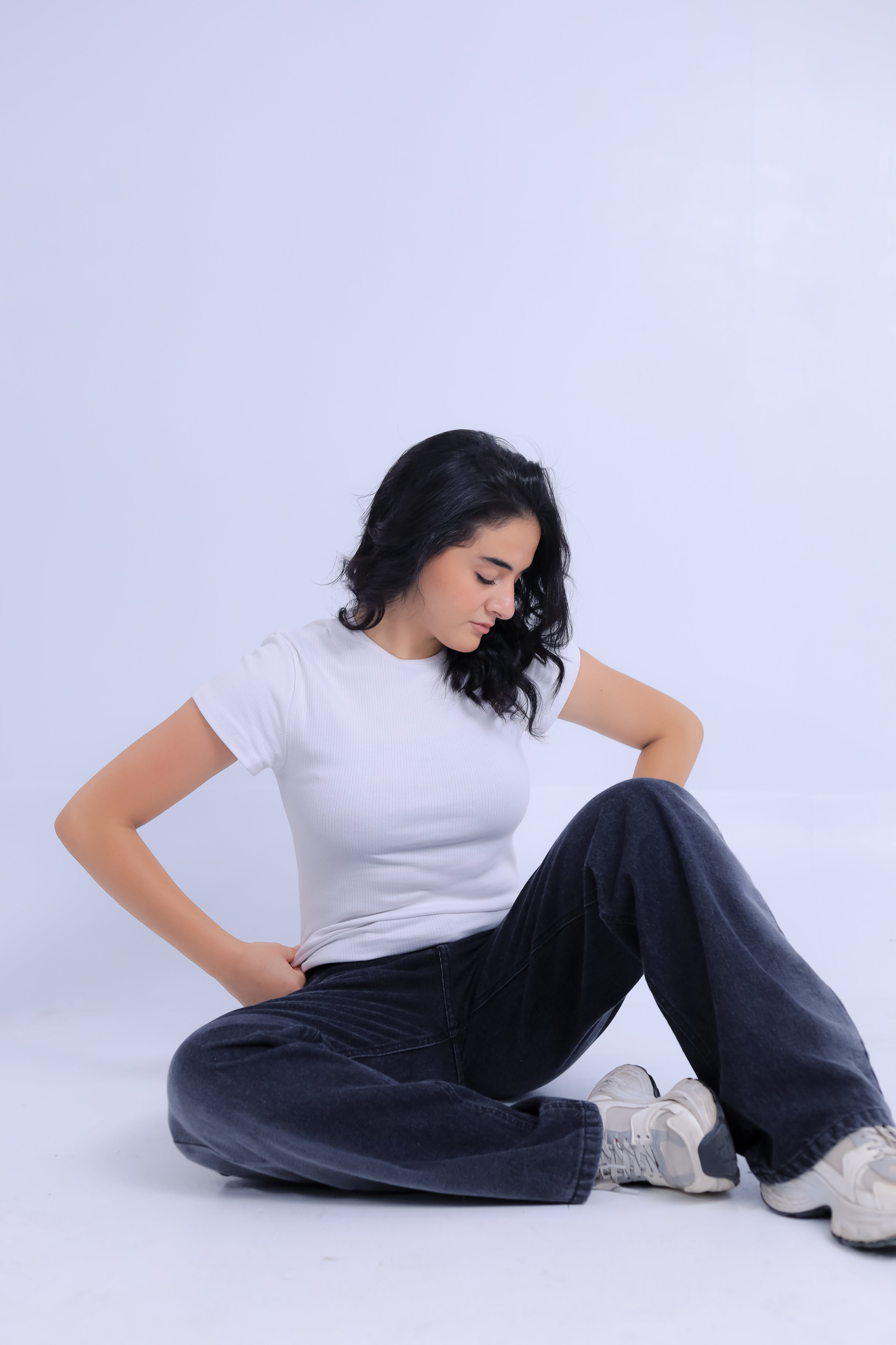 Ribbed Top Short Sleeve