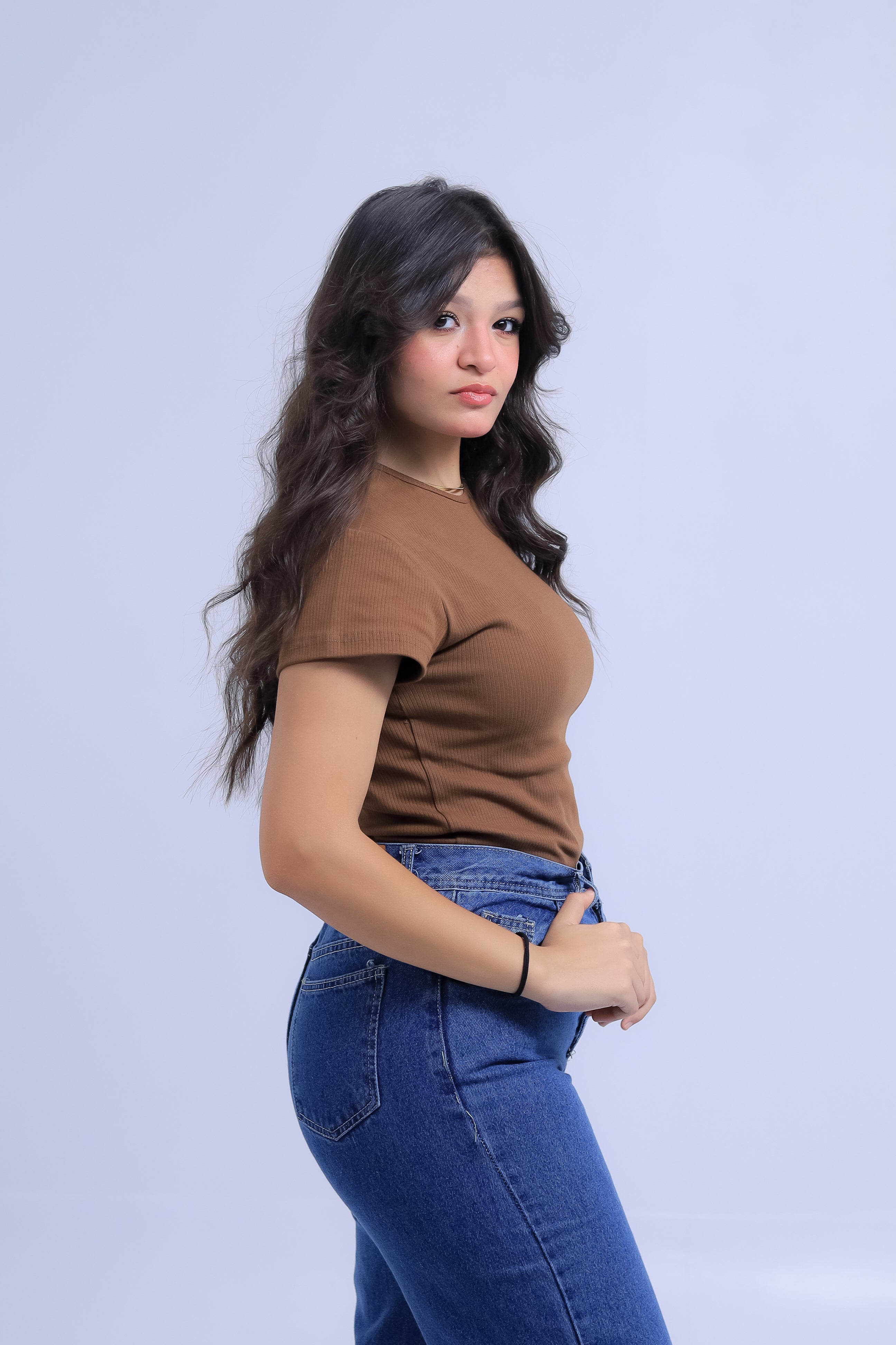 Ribbed Top Short Sleeve