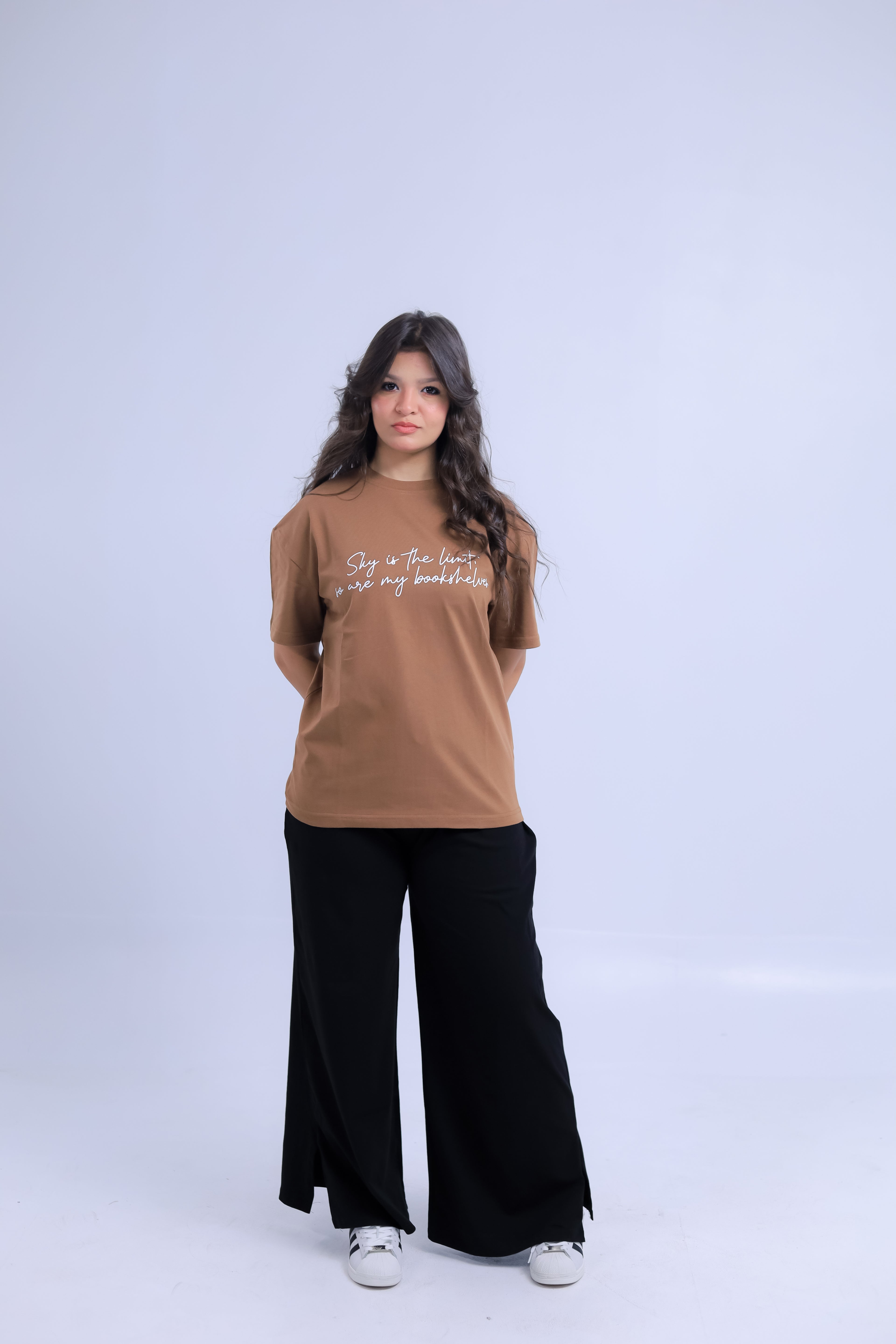 Oversized "Sky is the Limit" Print T-shirt