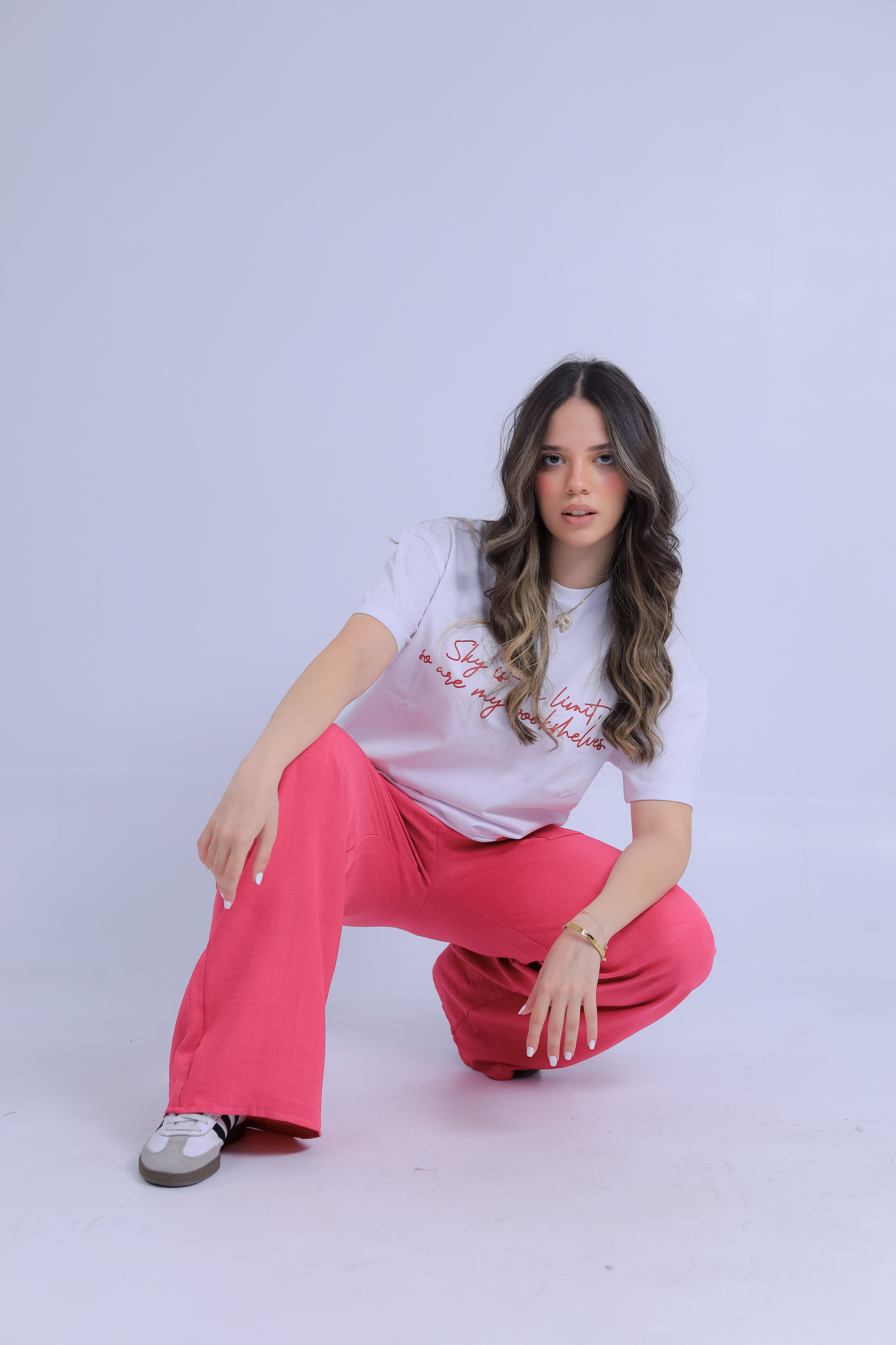 Oversized "Sky is the Limit" Print T-shirt