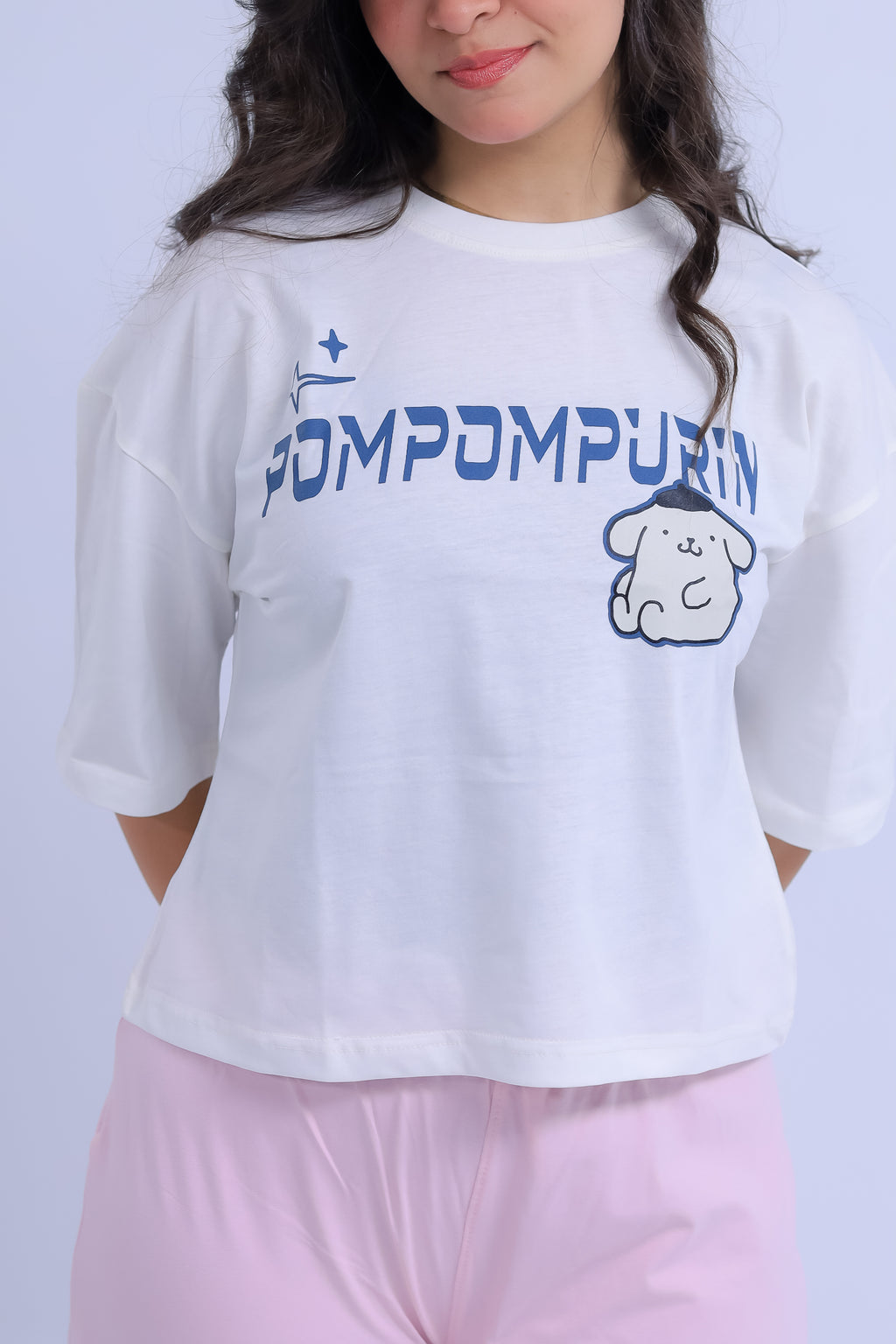 Pompompurin Print T-shirt