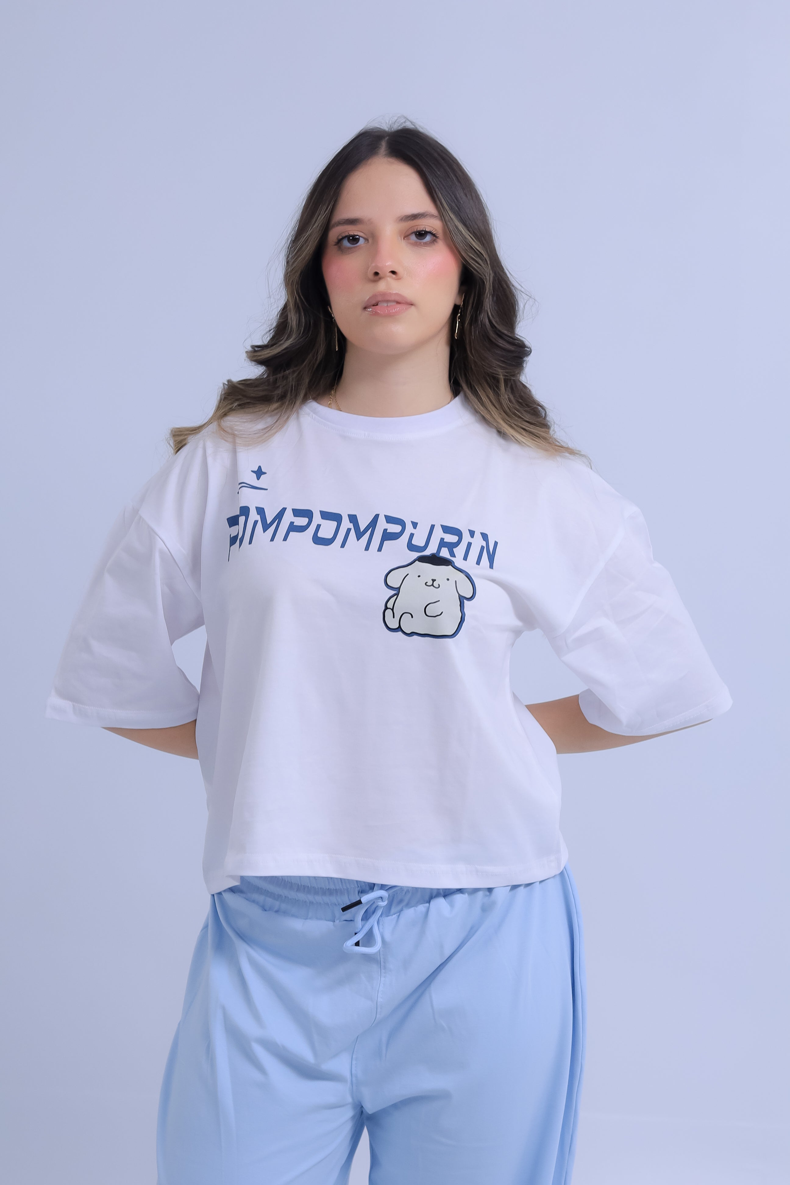 Pompompurin Print T-shirt