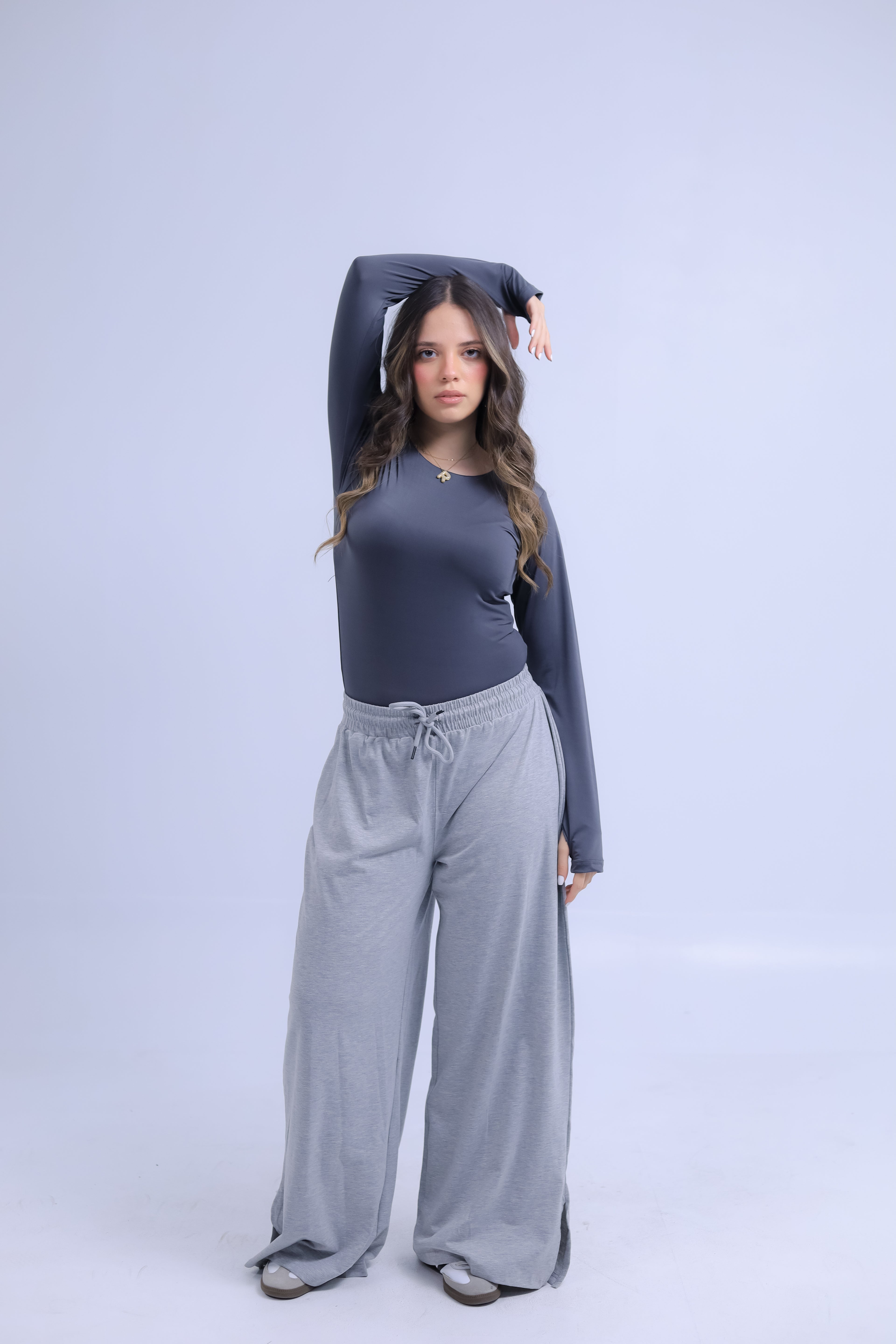 LONG SLEEVE FITTED TOP
