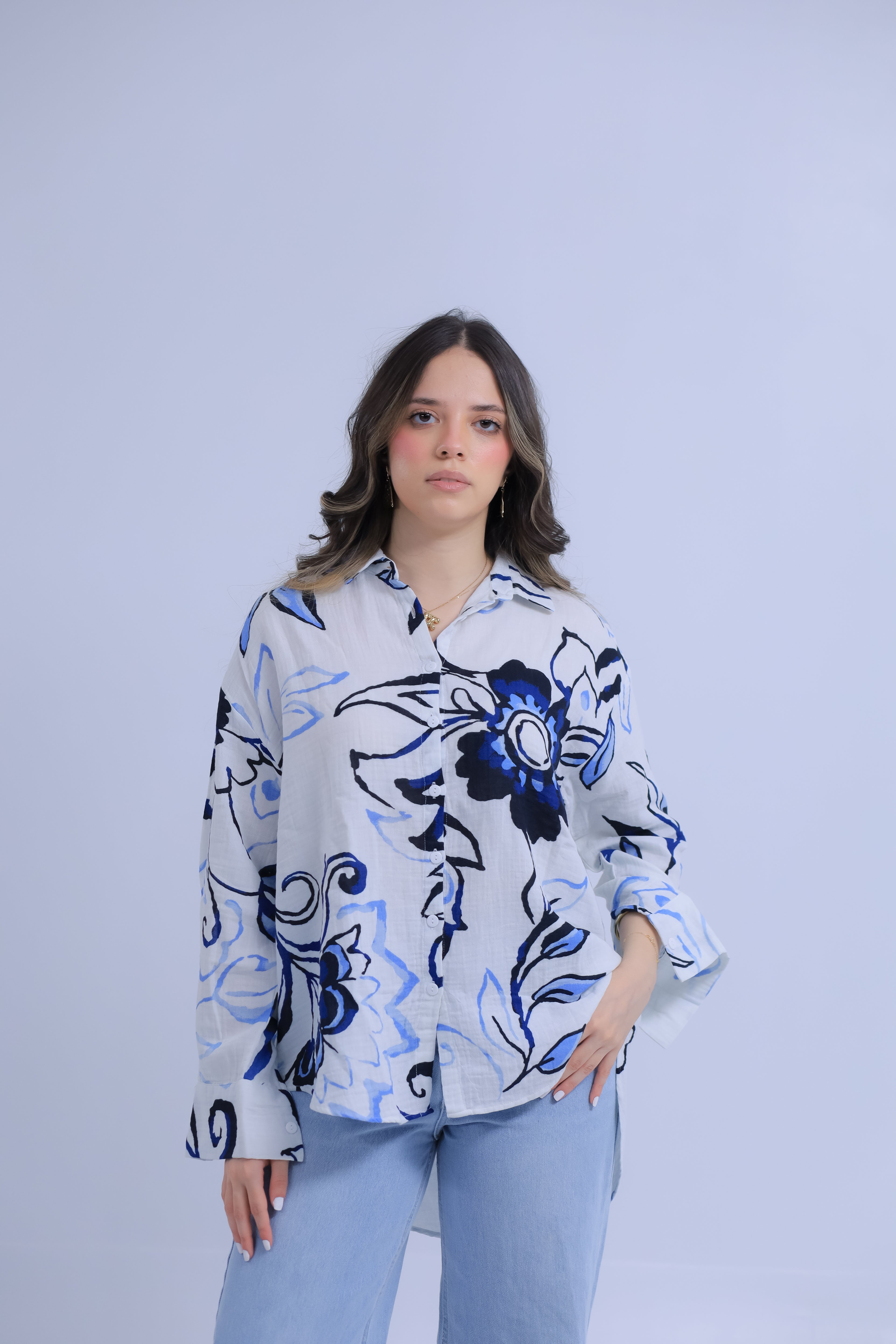 Floral Oversized Shirt