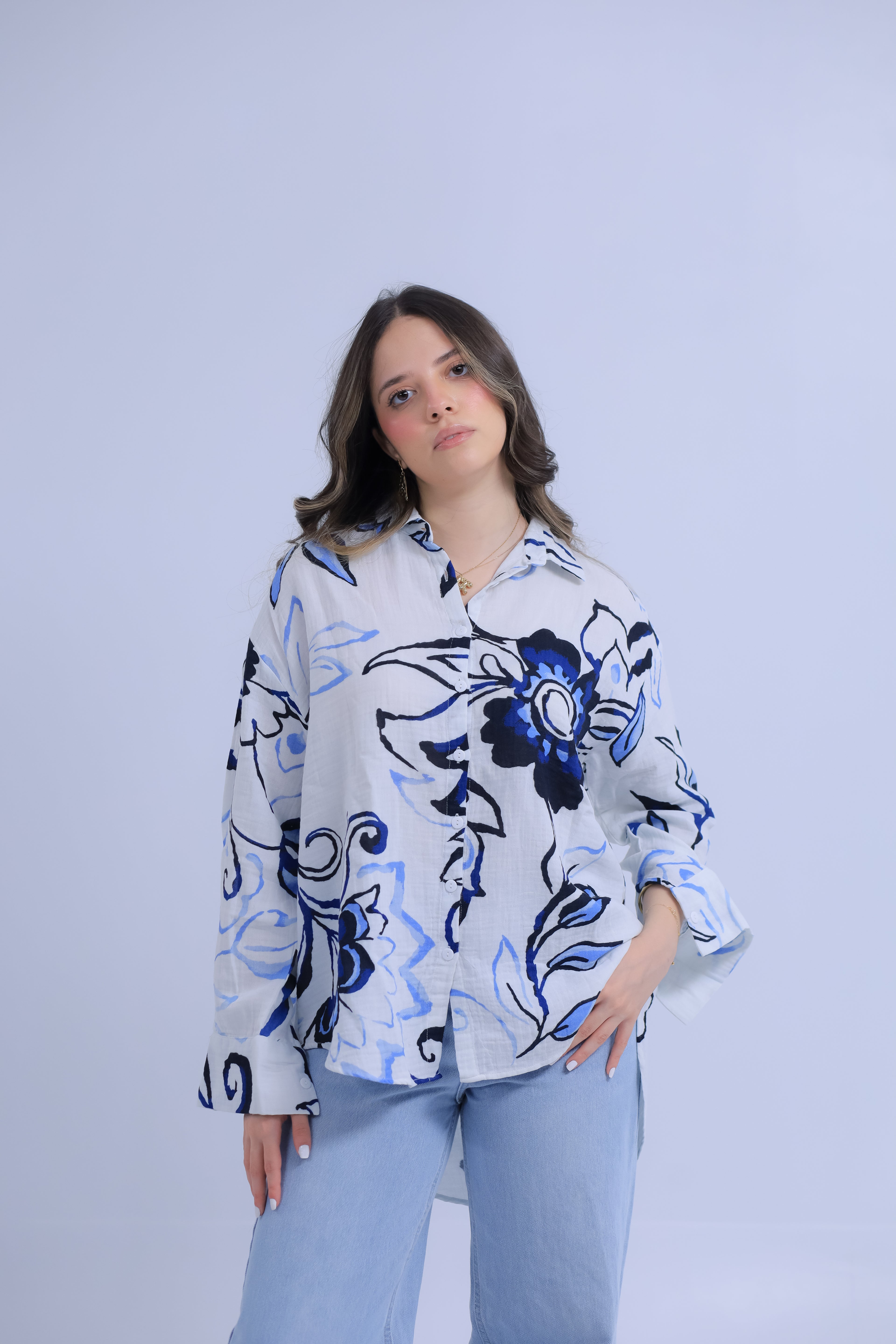 Floral Oversized Shirt