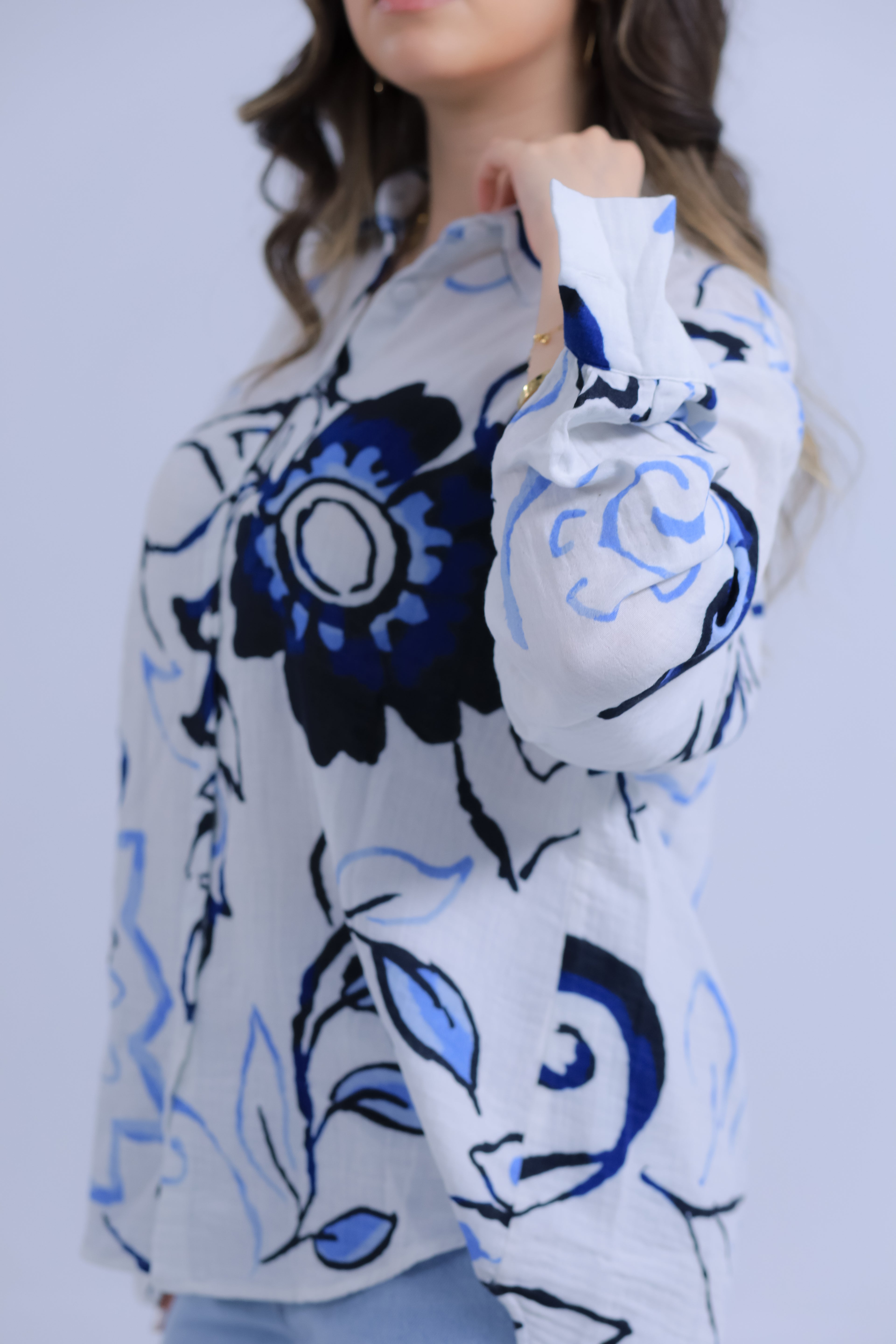 Floral Oversized Shirt