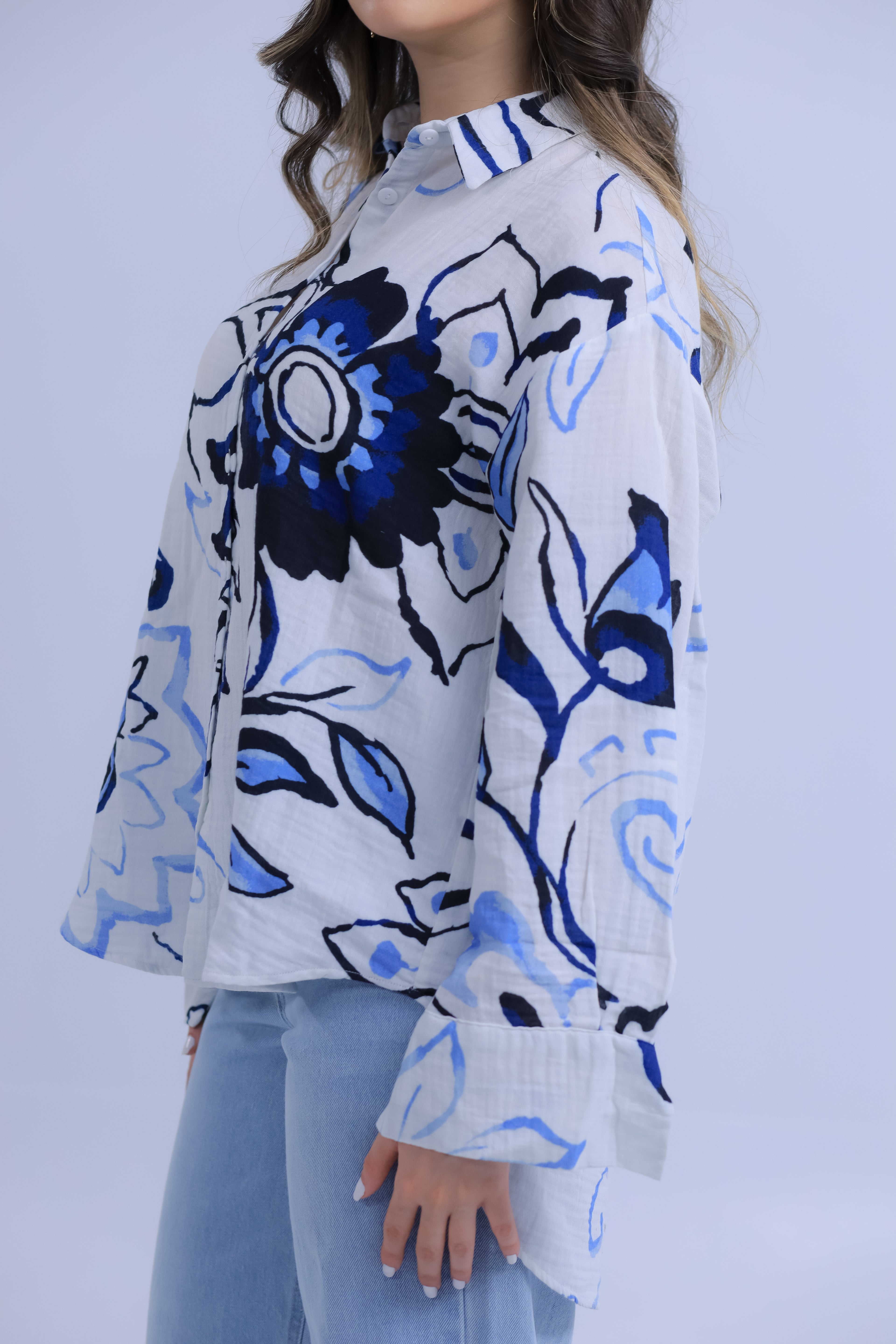 Floral Oversized Shirt