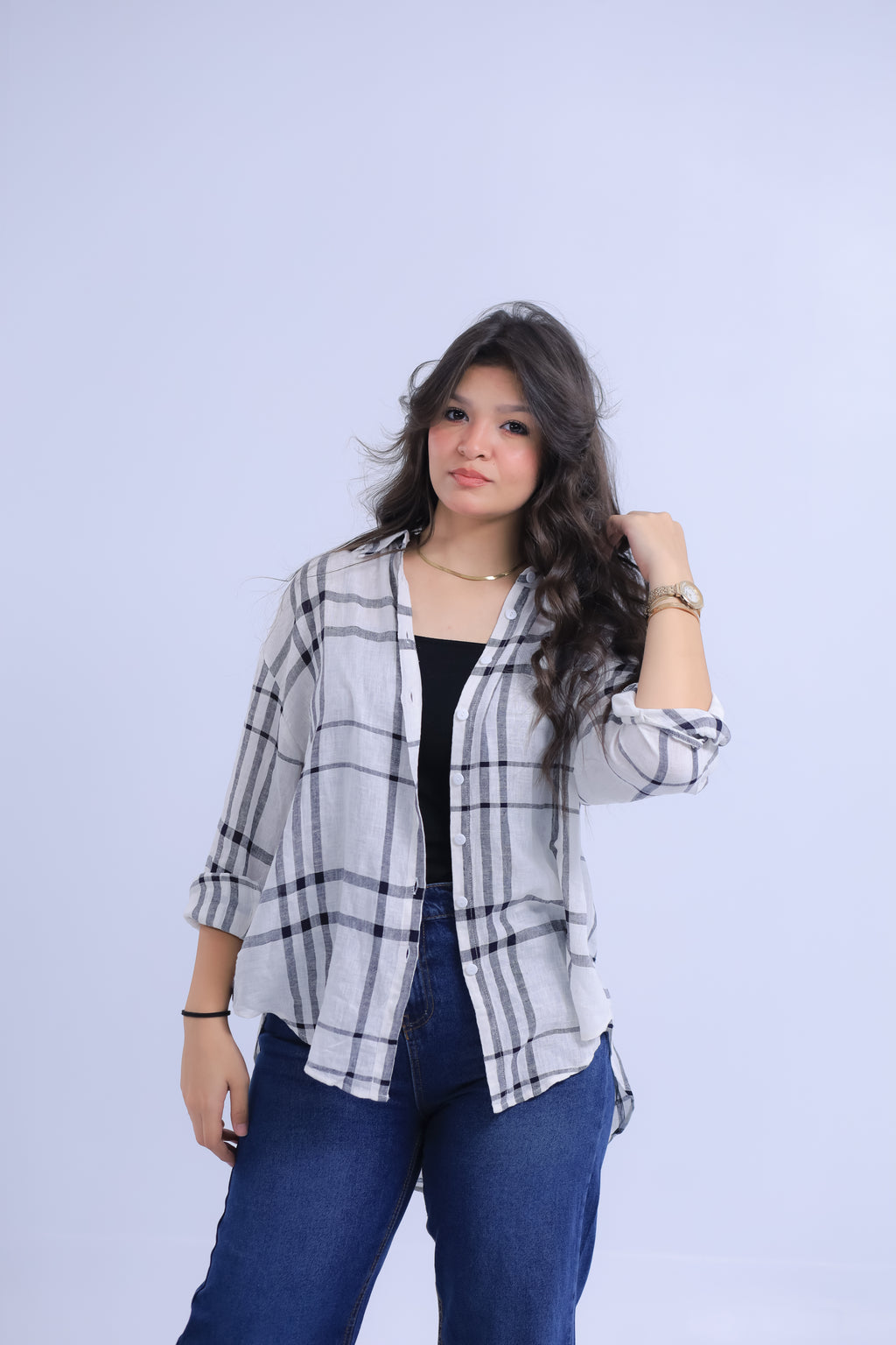 Plaid Oversized Shirt