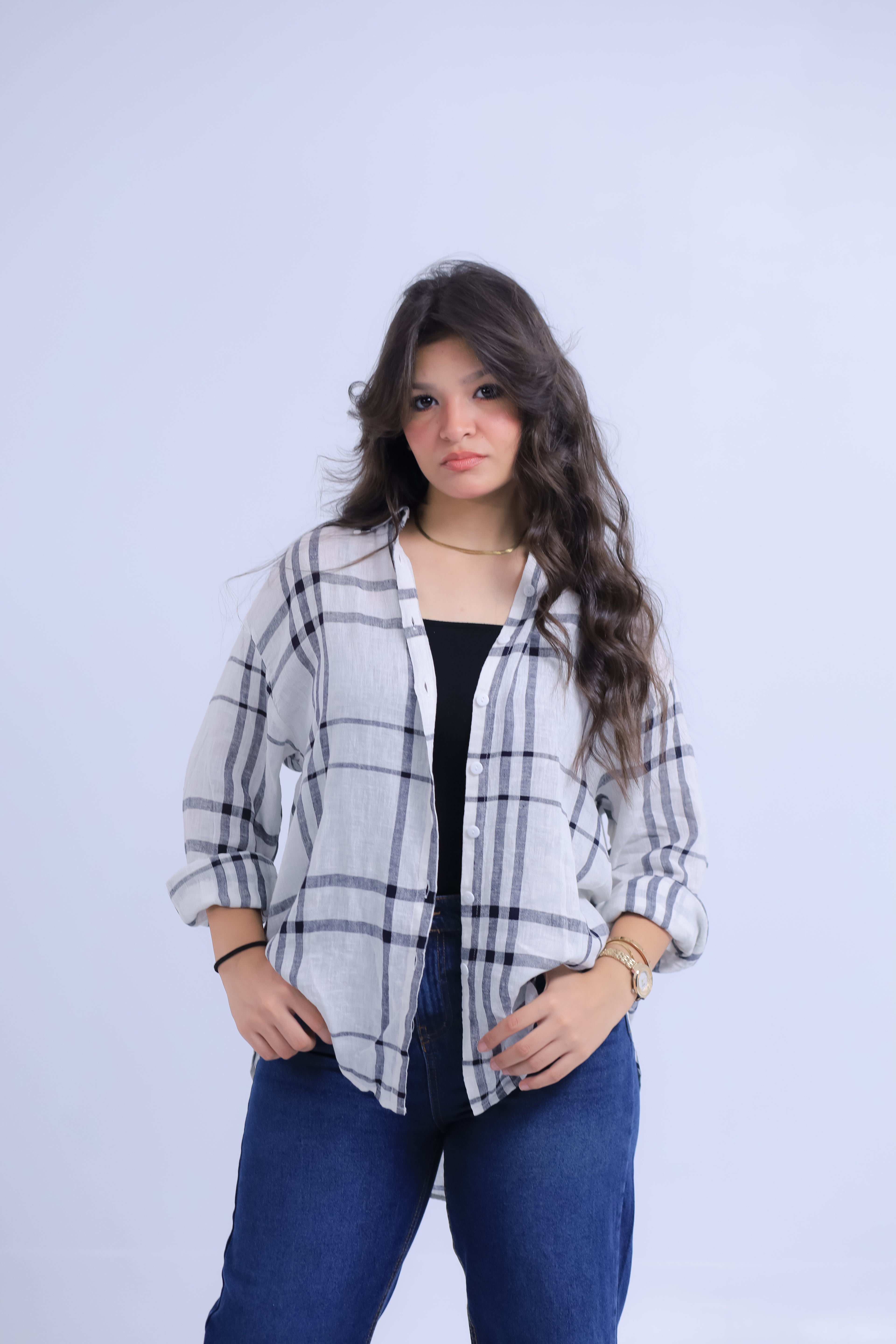 Plaid Oversized Shirt