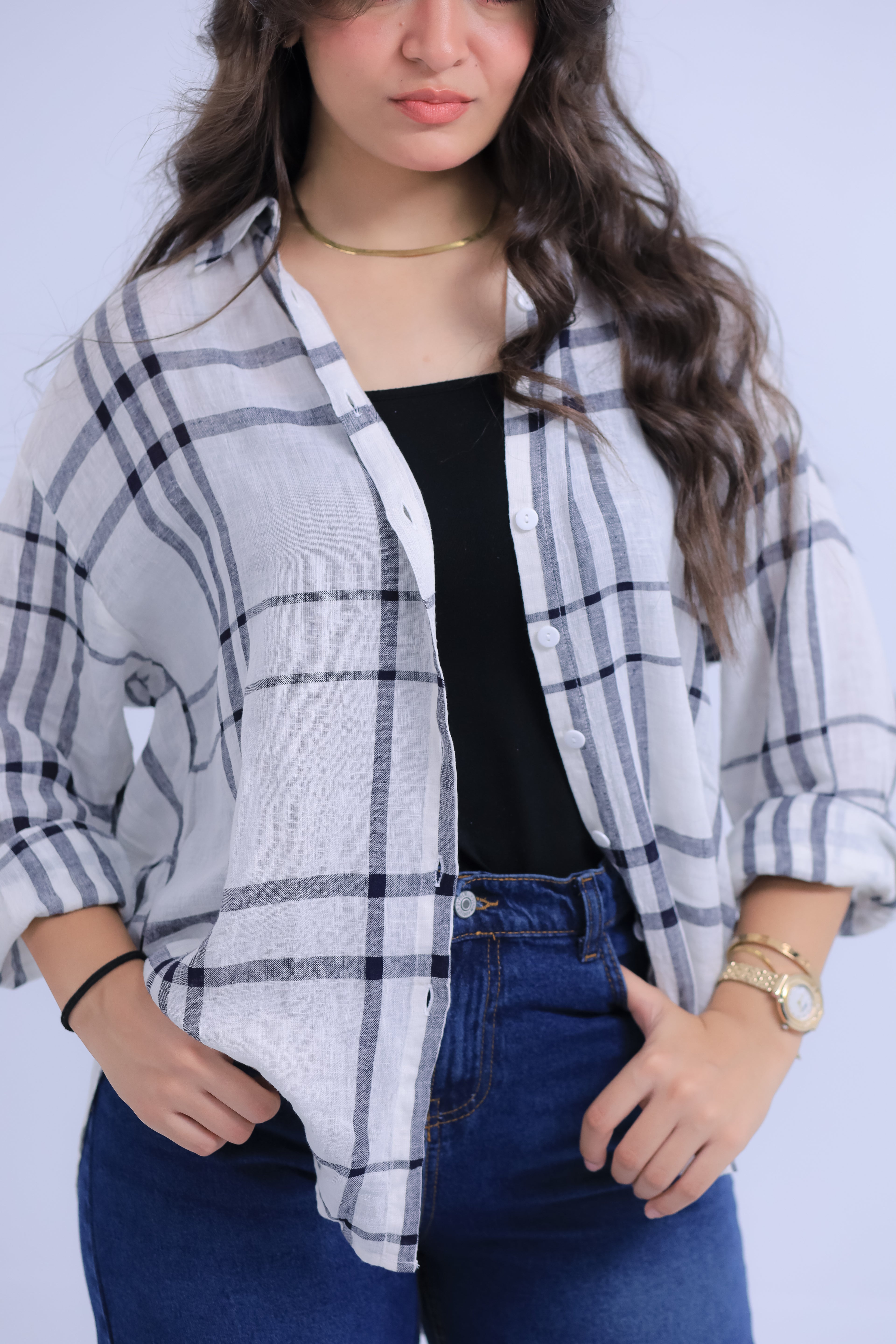 Plaid Oversized Shirt