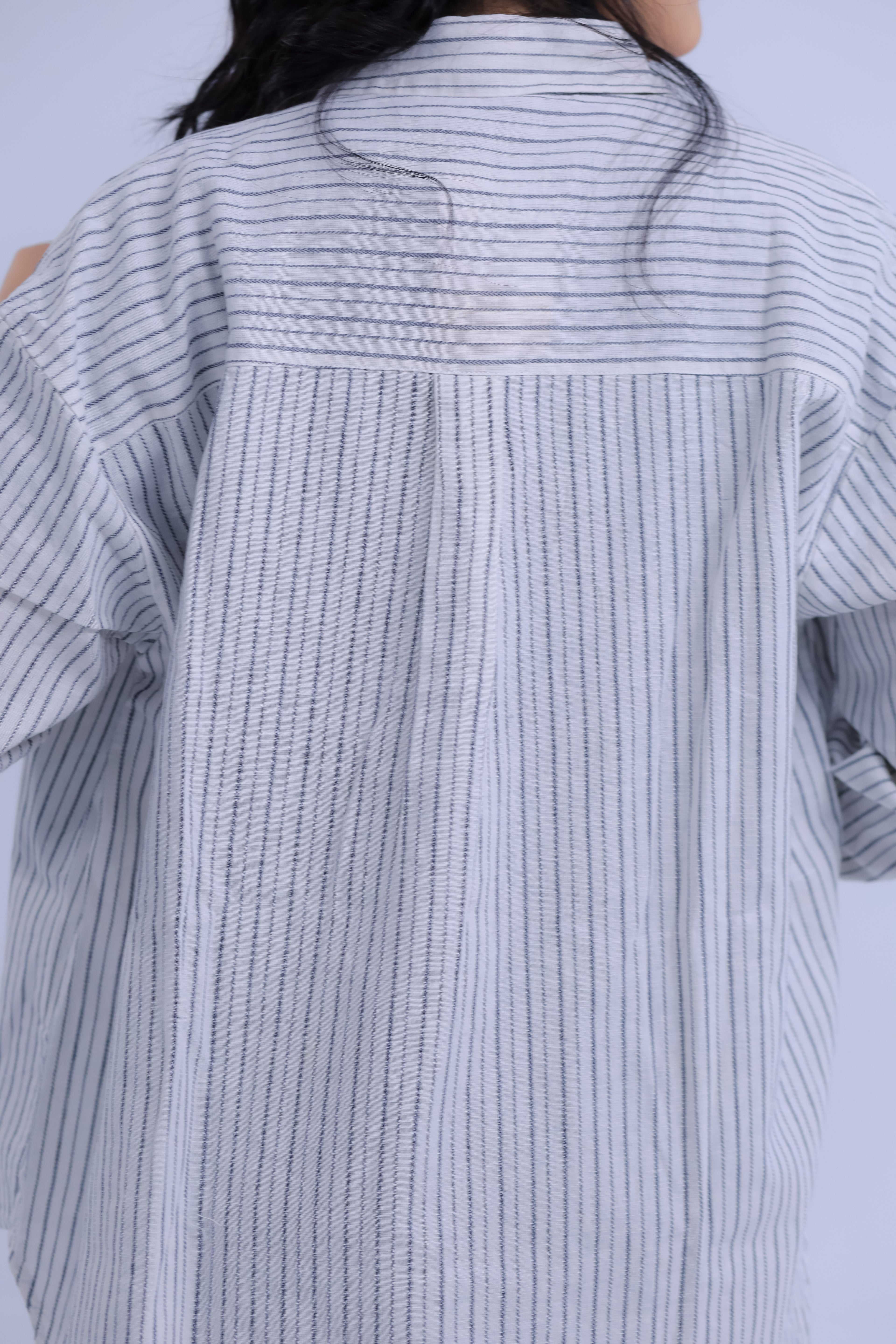 Oversized Striped Shirt