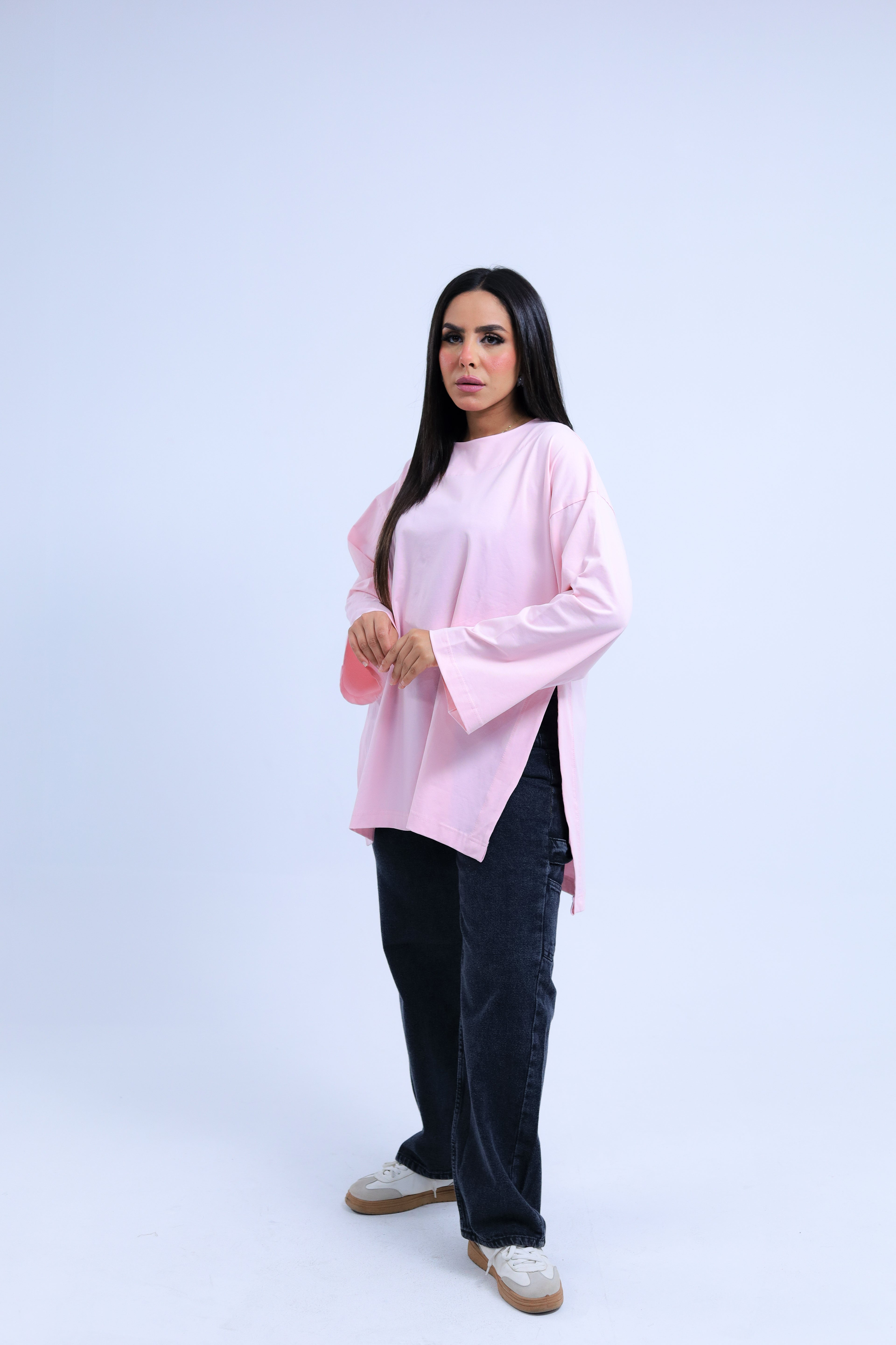 Oversized Basic Cotton Tee