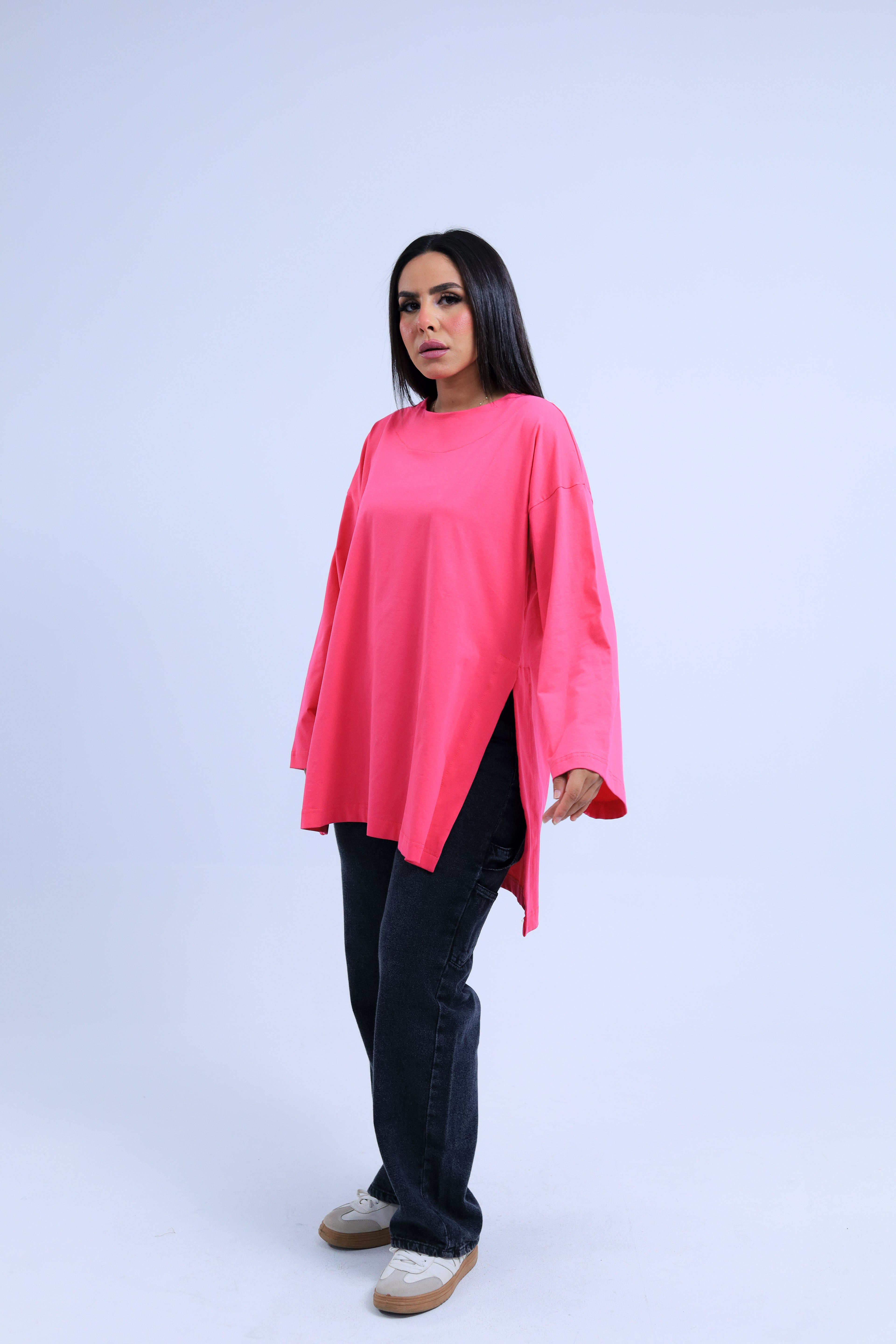 Oversized Basic Cotton Tee