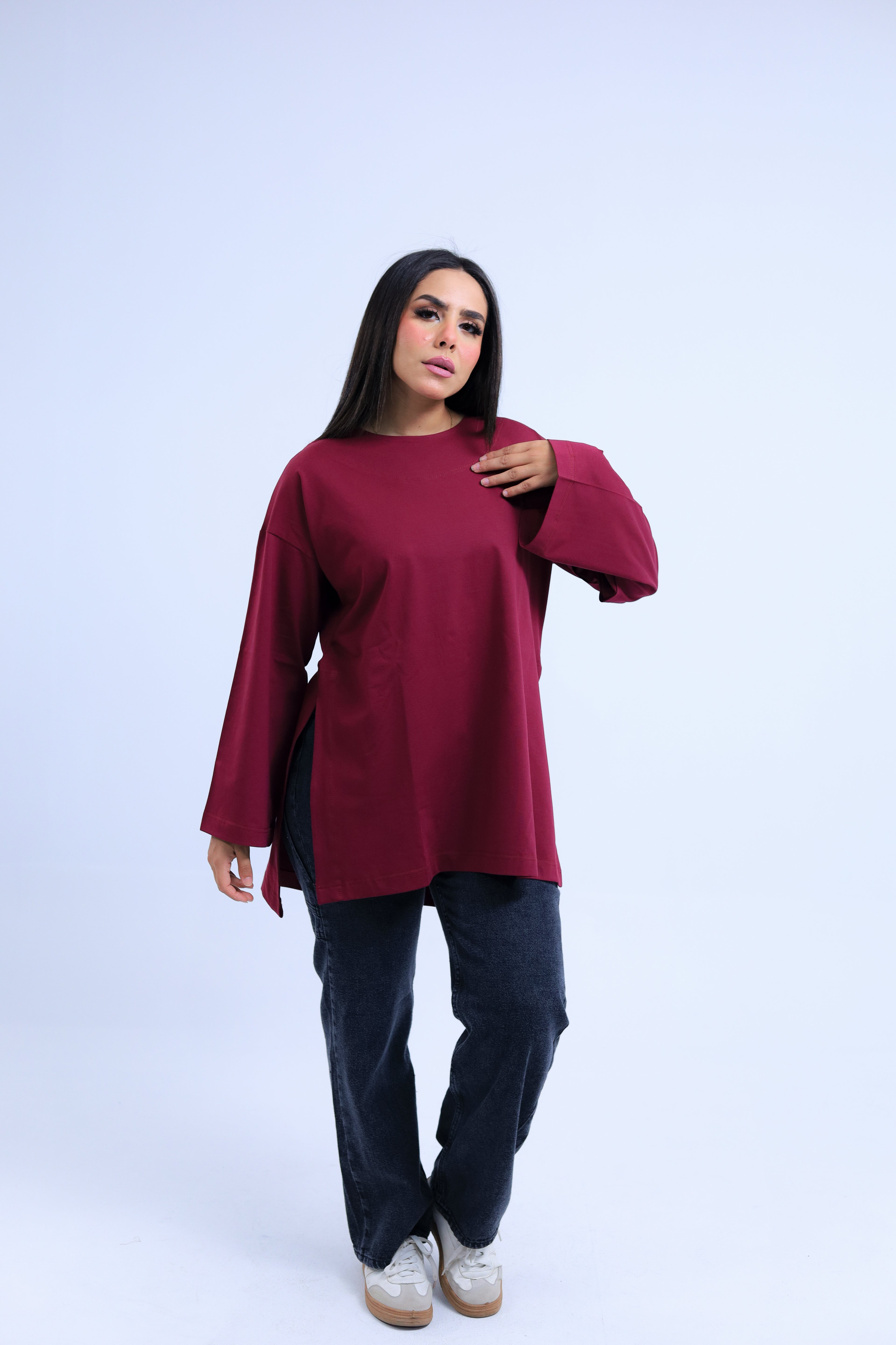 Oversized Basic Cotton Tee