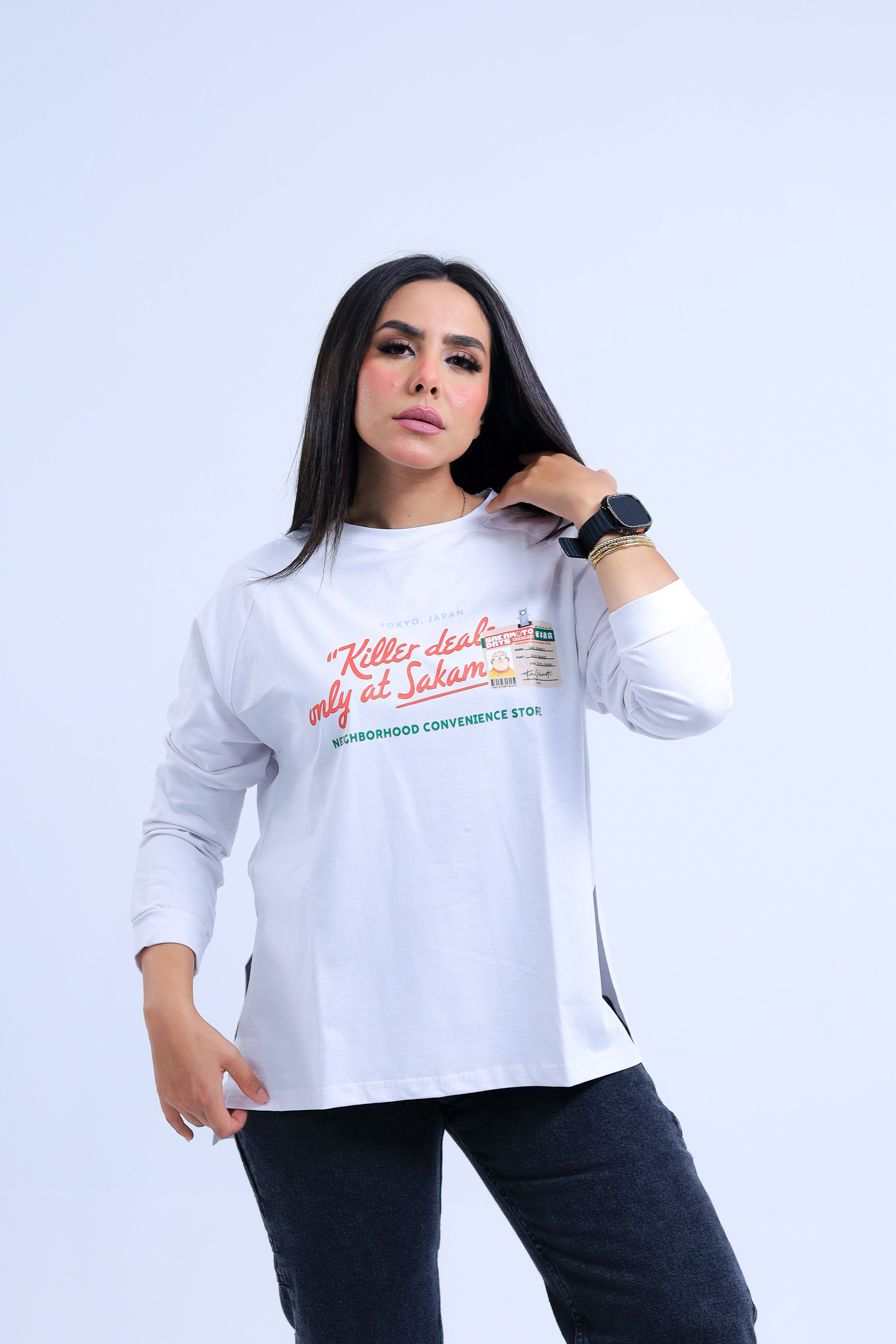 Tokyo , Japan Long Sleeve Printed Tee