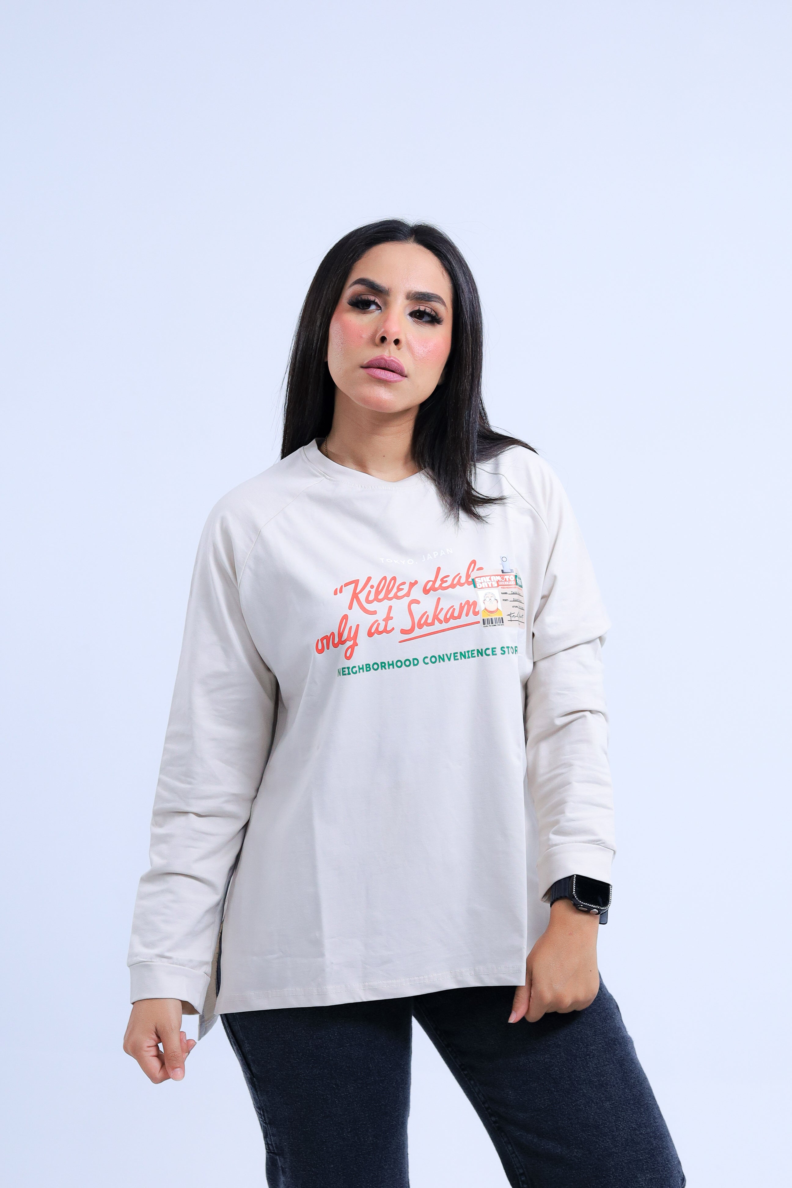 Tokyo , Japan Long Sleeve Printed Tee