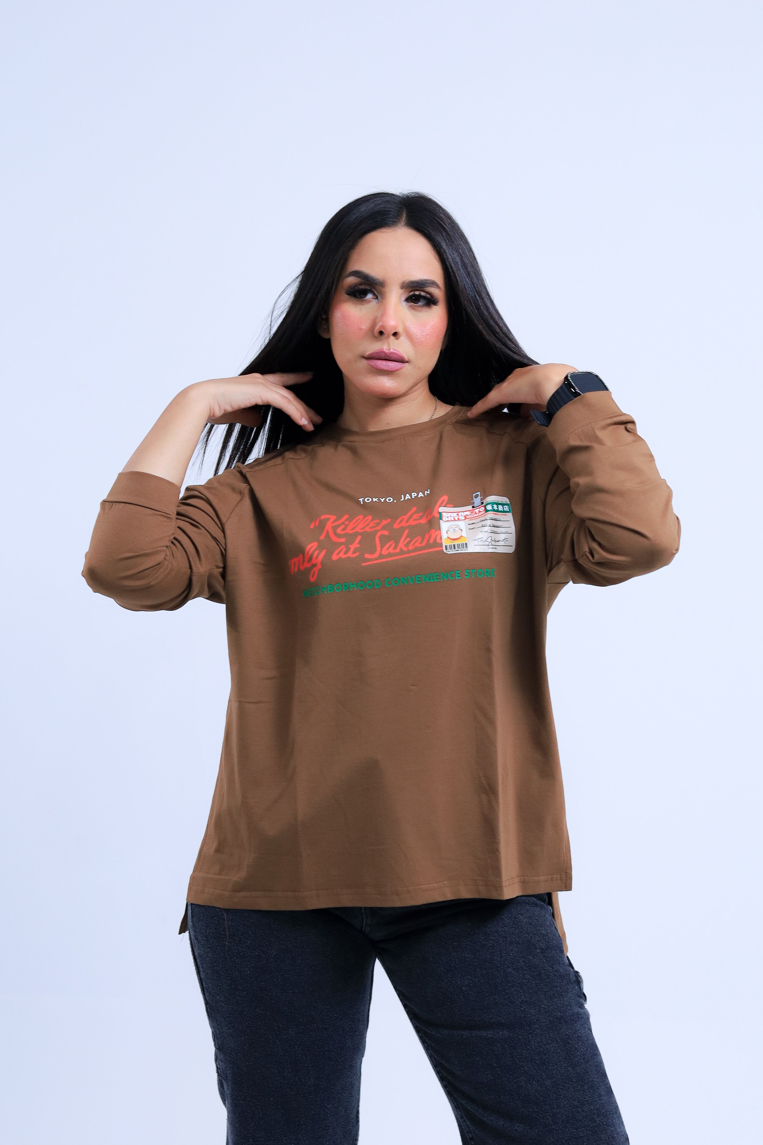 Tokyo , Japan Long Sleeve Printed Tee