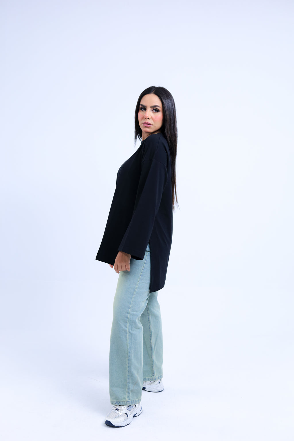 Oversized Basic Cotton Tee