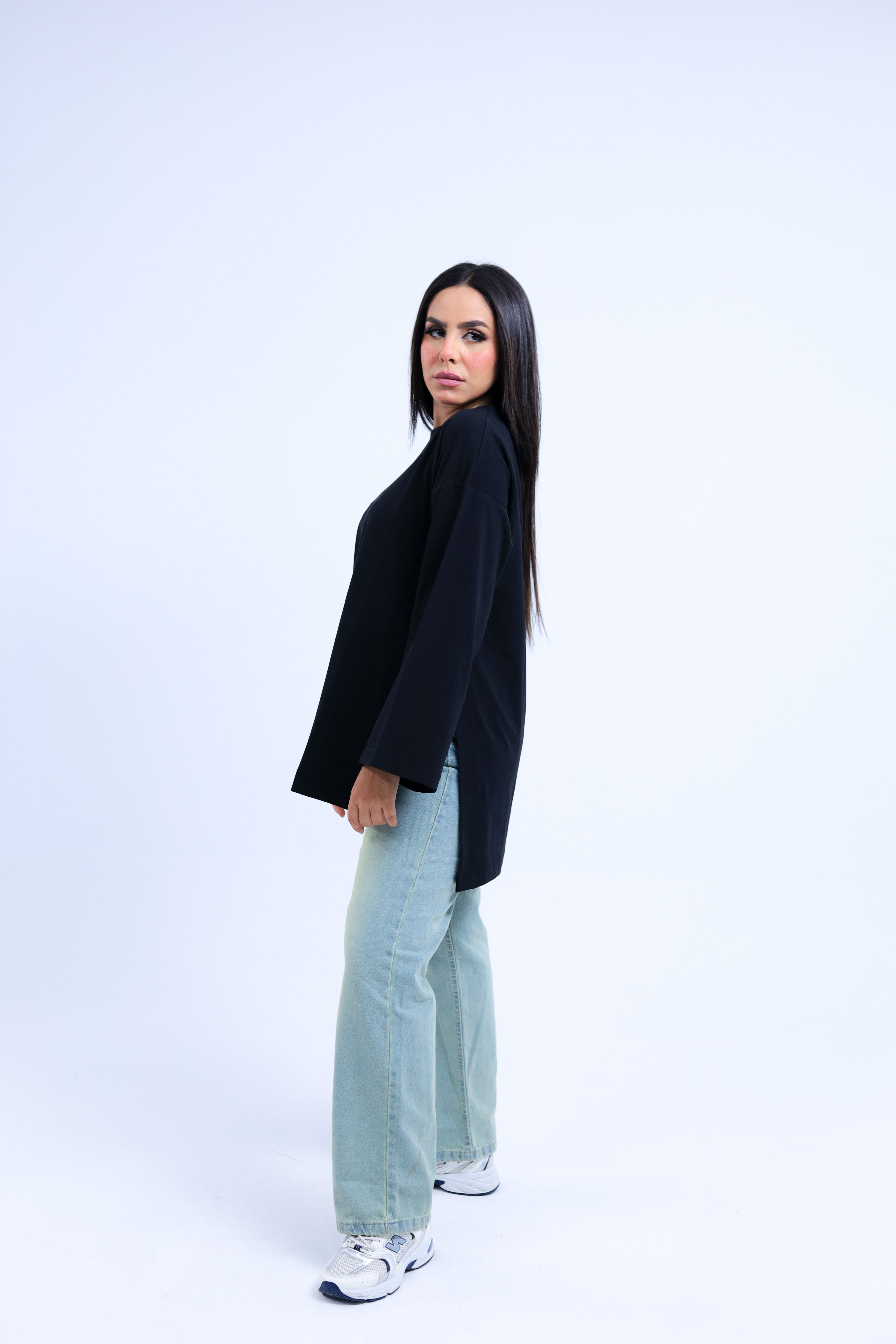 Oversized Basic Cotton Tee