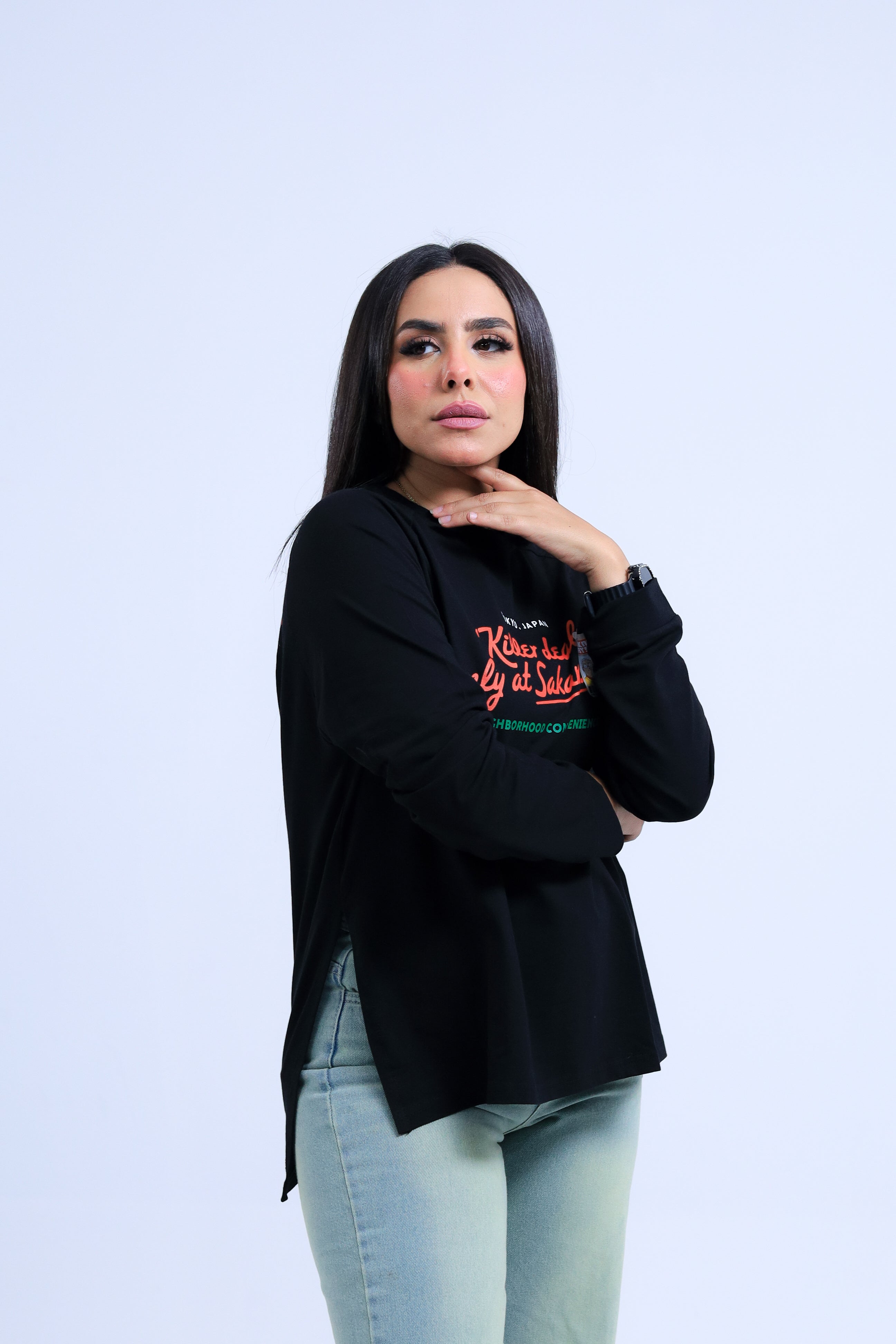 Tokyo , Japan Long Sleeve Printed Tee